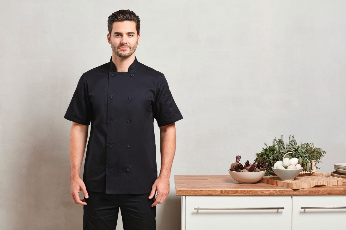 Premier Workwear Kochjacke Chef's Jacket Kochjacke, Konditor, Bäcker