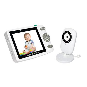 GOOLOO Babyphone Babyphone mit Kamera 3.5-Zoll-HD-LCD-Bildschirm, mit Zwei-Wege-Audio, Nachtmodus & Temperaturanzeige, 1-tlg., 1-ST, 2,4-GHz-Wireless-Technologie