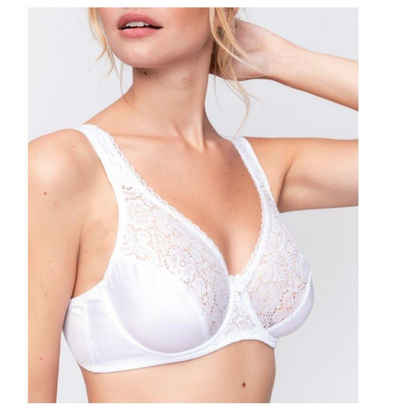 Naturana Bügel-BH Hortense Schalen BH mit Bügel, Minimizer Damen Frauen, Büstenhalter (Perfekter Halt & Komfortabel, Häkchenverschluß hinten, Bequeme Passform) Dessous, Bustier, Büstier, Büstenhalter, große Größen, Büstenheber