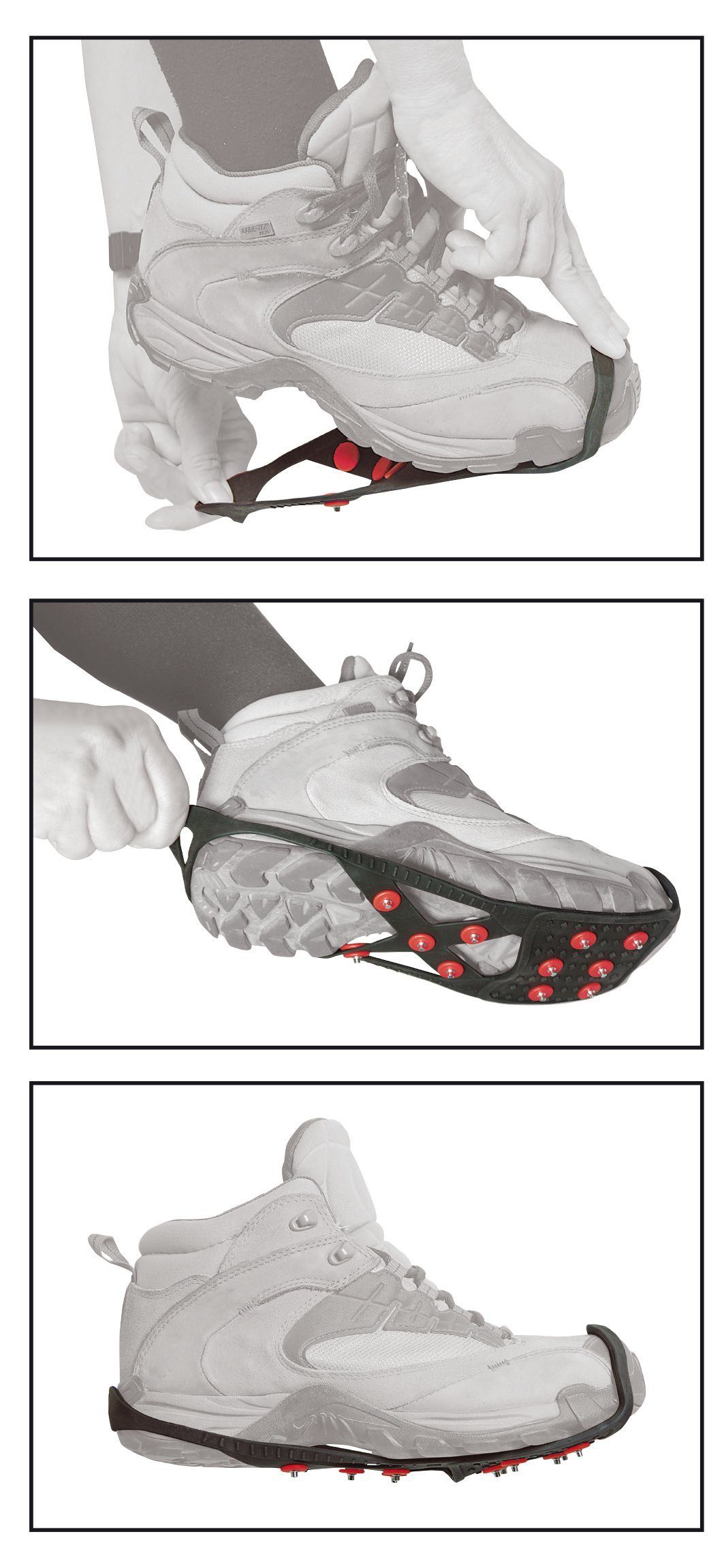 KLEIBER Spikes Schuhspikes sicherer Halt auf vereisten Wegen und Schnee, TÜV geprüft