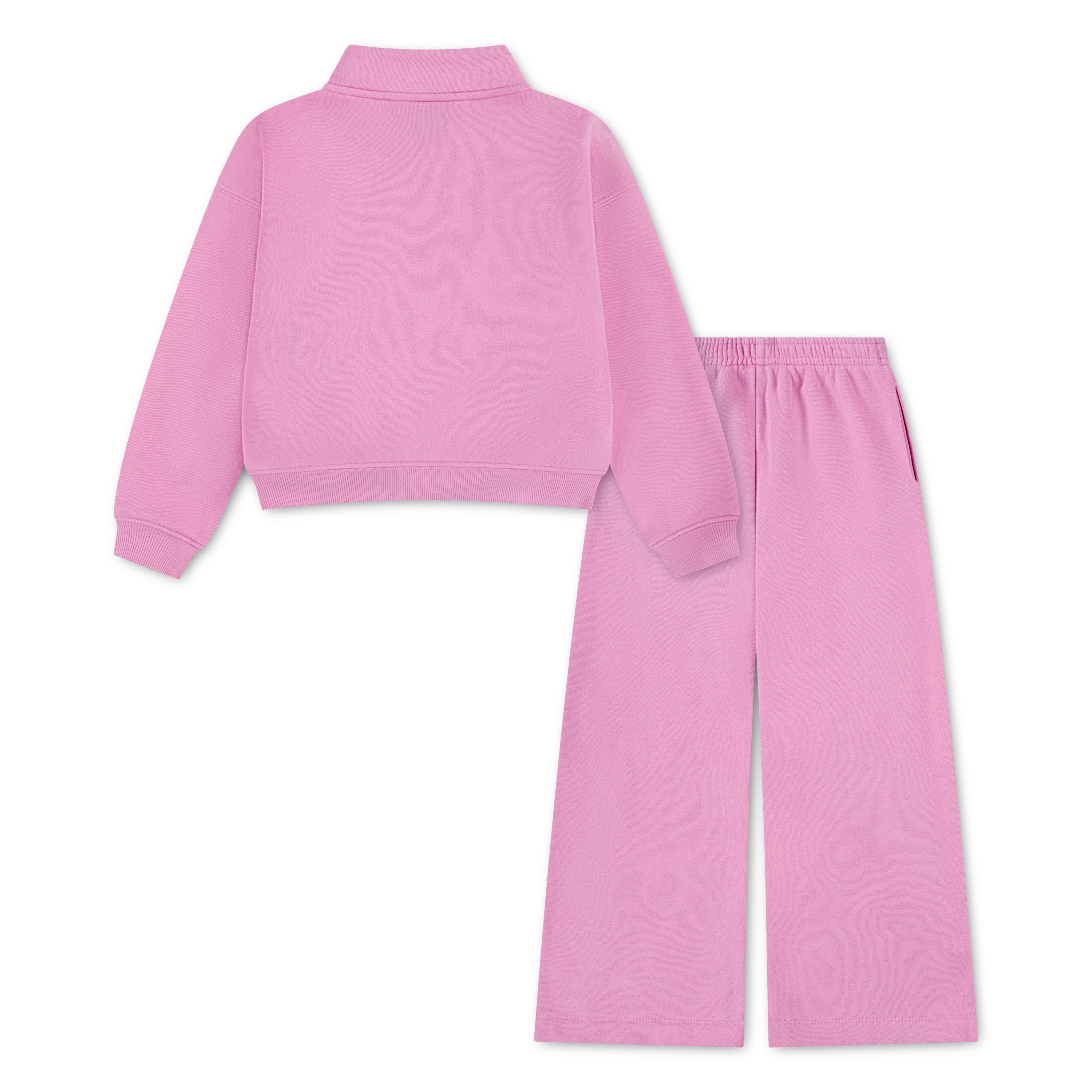 Nike Sportswear Jogginganzug (2-tlg), 2-teiliges Set, für Kinder, mit Stehkragen, unifarben
