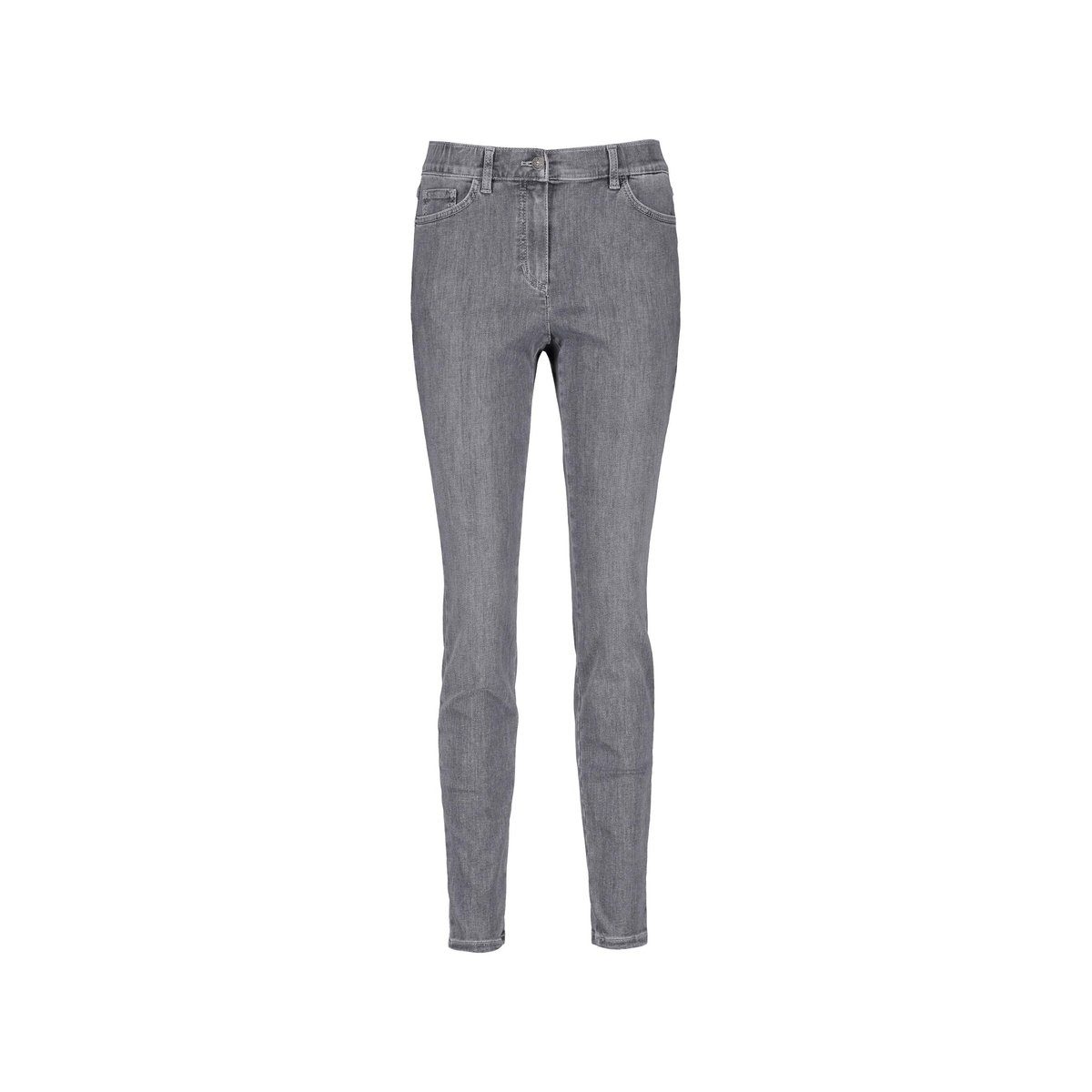 GERRY WEBER Straight-Jeans grau (1-tlg)