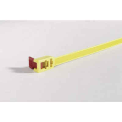 HellermannTyton Kabelbinder Kabelbinder SpeedyTie® Lösbar, mit Rückschlauföse, mit Schnellverschluss