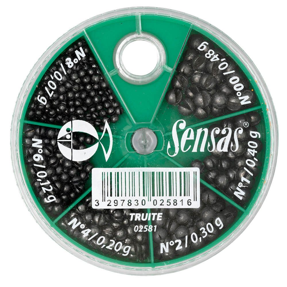 Sensas Birnenblei Sensas Bleischrotsortiment Standard Forelle