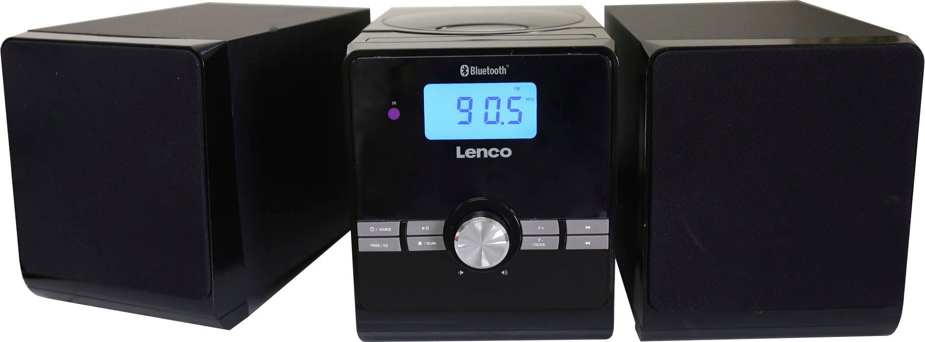 Lenco MC-030BK (DAB) CD-Radiorecorder (Digitalradio