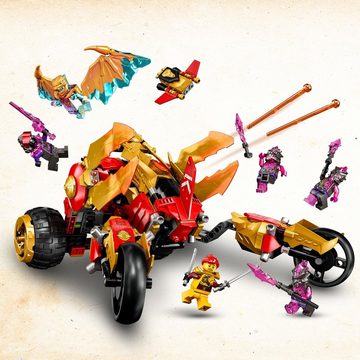 LEGO® Konstruktions-Spielset Kais Golddrachen-Raider, (624 St)