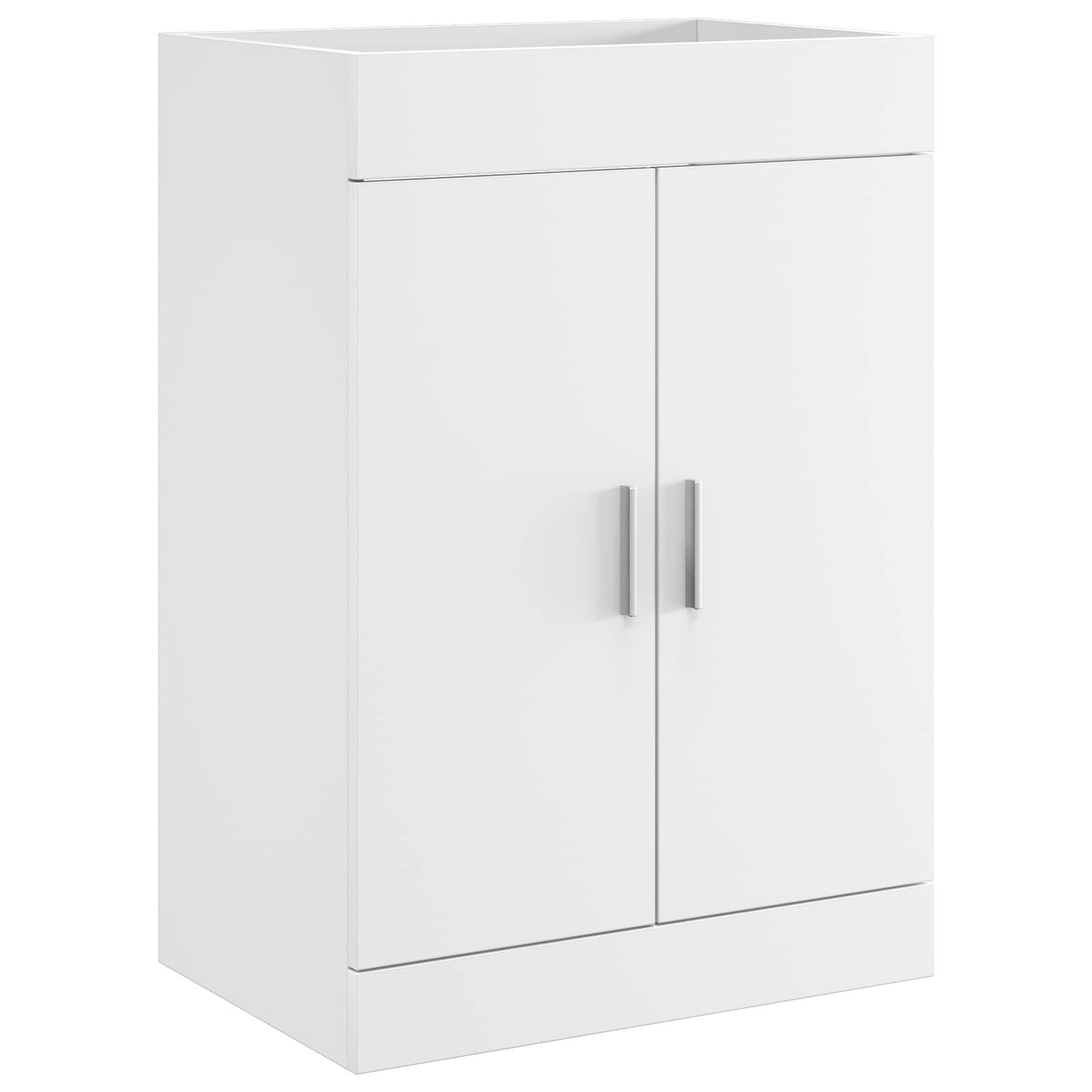 vidaXL Badezimmerspiegelschrank Badunterschrank Weiß 78,5 x 37,5 x 81 cm Holzwerkstoff (1-St)