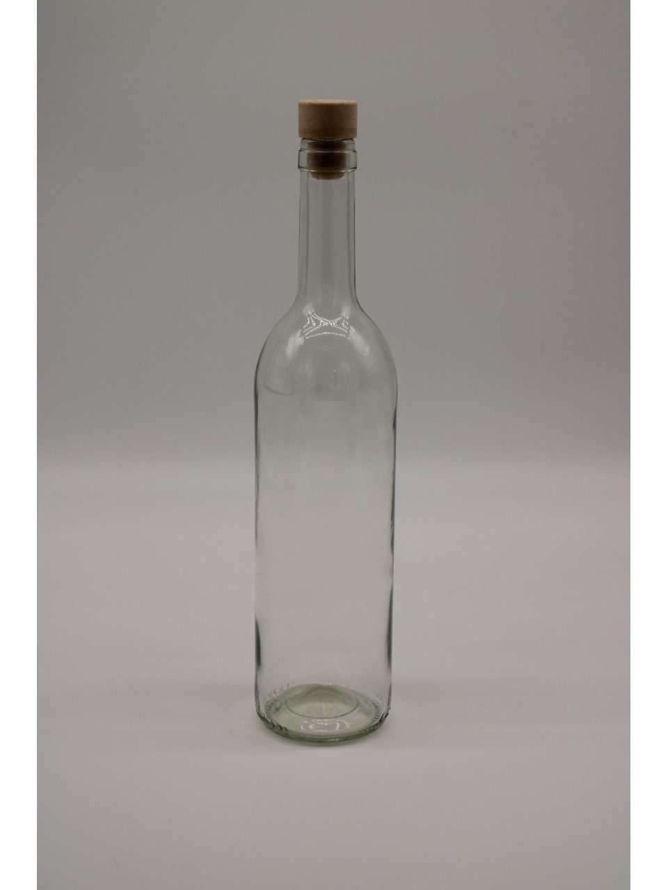 Omega Trinkflasche Omega Flasche Bordeaux 750 ml mit Korken 7,5x31 cm