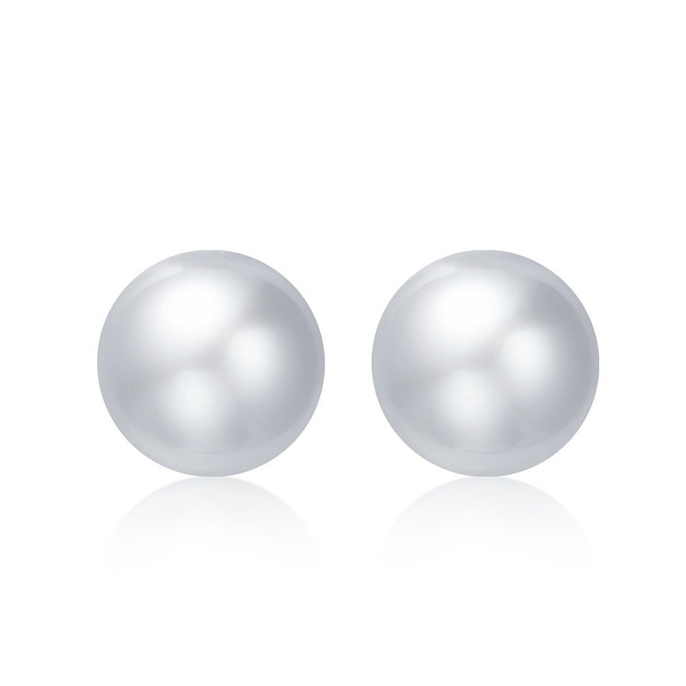 Kim Johanson Paar Ohrstecker Perle 10mm (2-tlg), 925 Silber günstig online kaufen