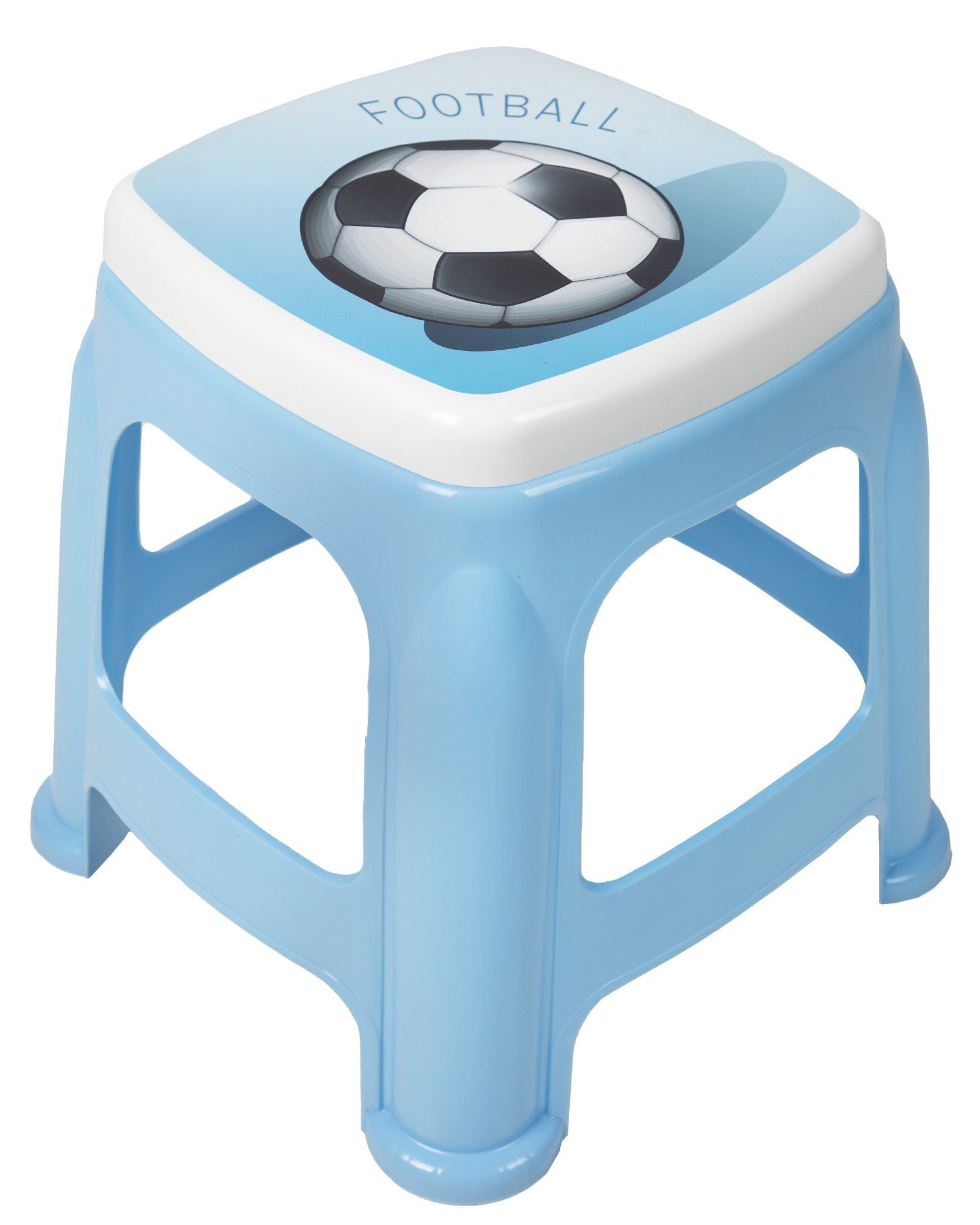 Tritthocker Hocker Kinderhocker für Jungs bis 50kg Fußball