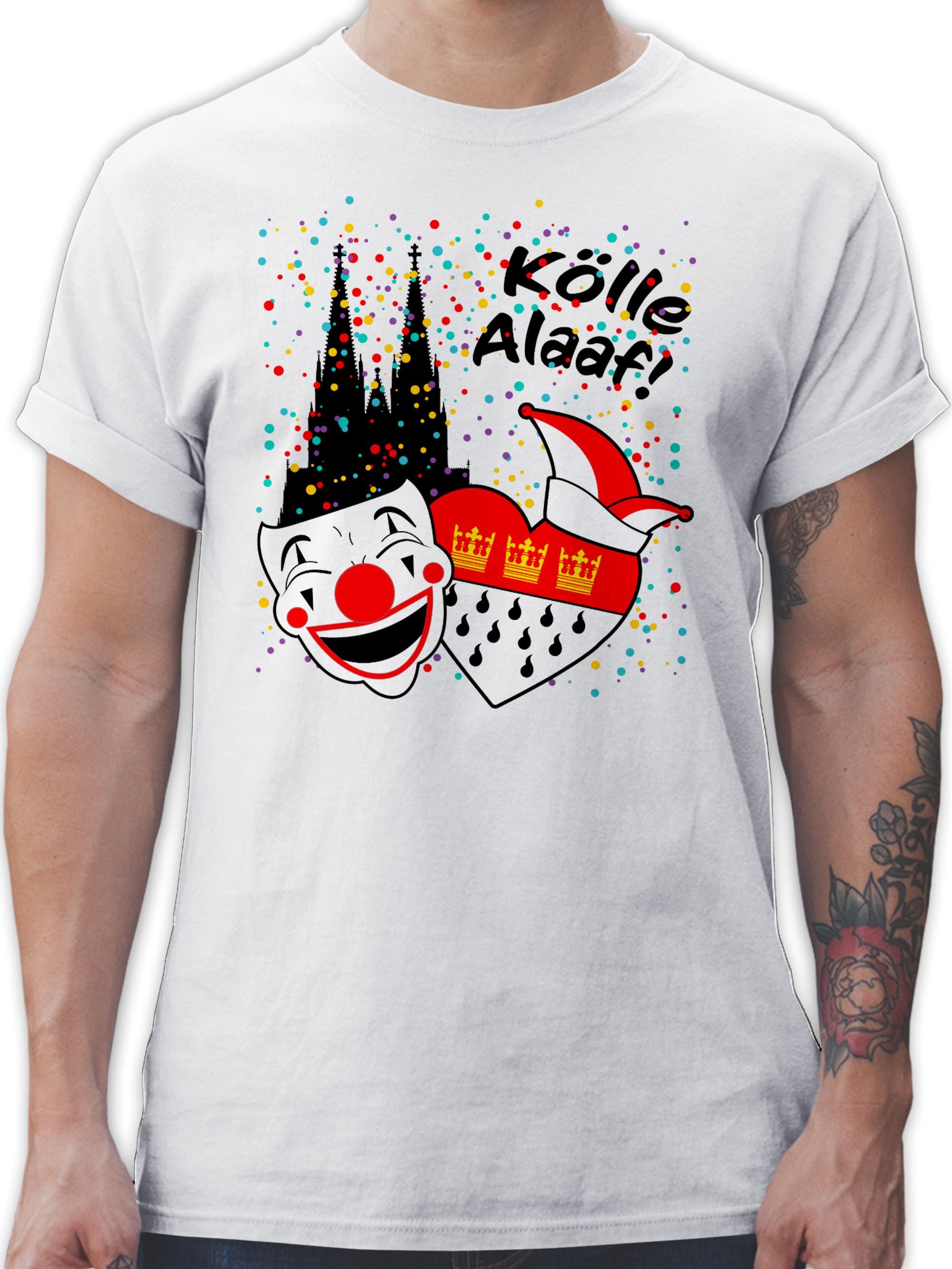 Shirtracer T-Shirt Kölle Alaaf Kostüm Köln günstig online kaufen
