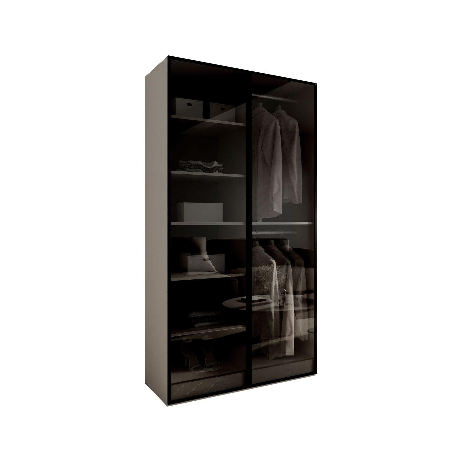 Lookway Kleiderschrank SANDBOX KASCHMIR 100 101x49x200 cm