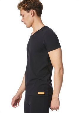 Bruno Banani Unterziehshirt Warm Up (Packung) mit kontrastfarbenen Markenlabel