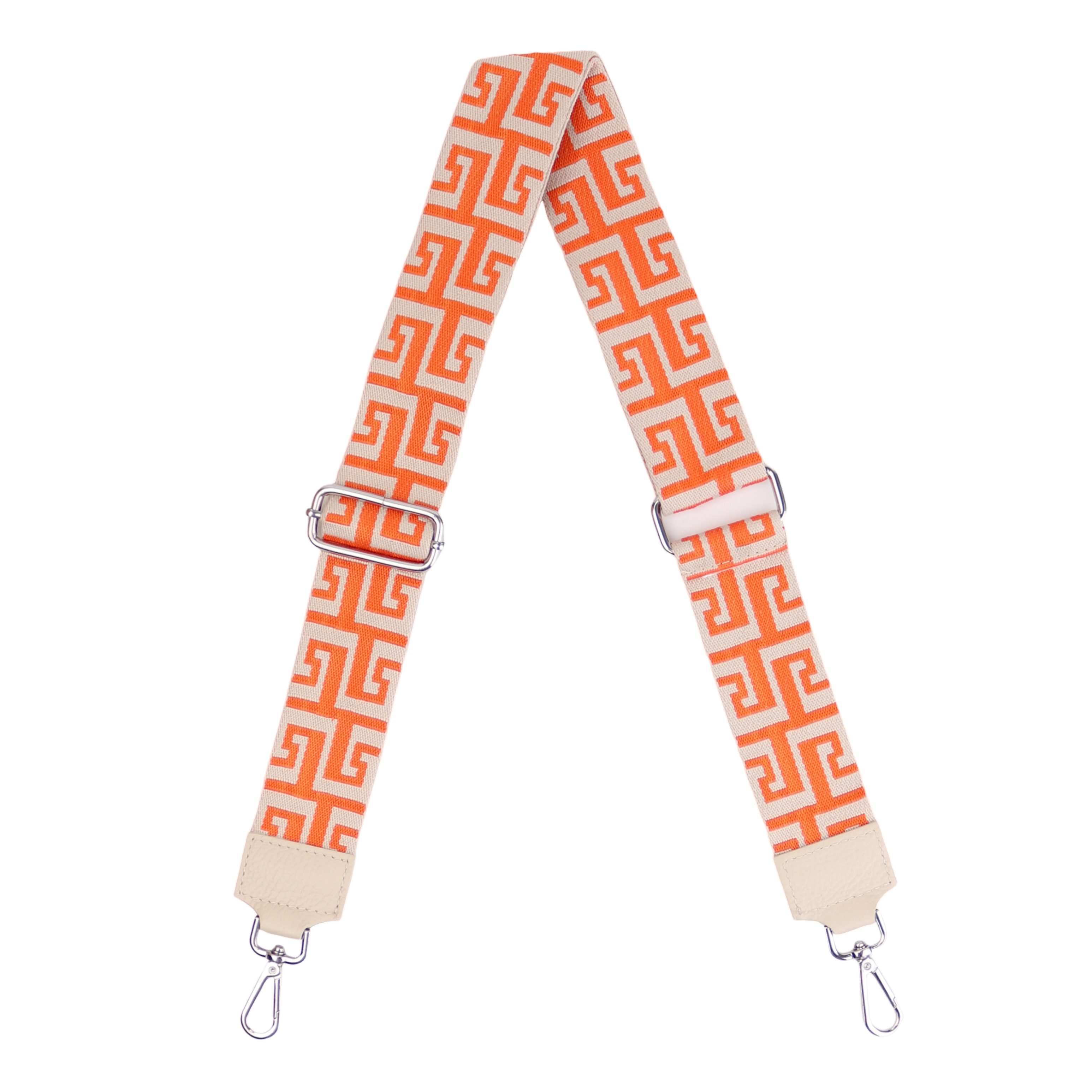 MIRROSI Schulterriemen Made in Italy aus Echtleder Schultergurt für Tasche zum Wechseln (1x Taschengurt) 5cm Breit Bohemian Style