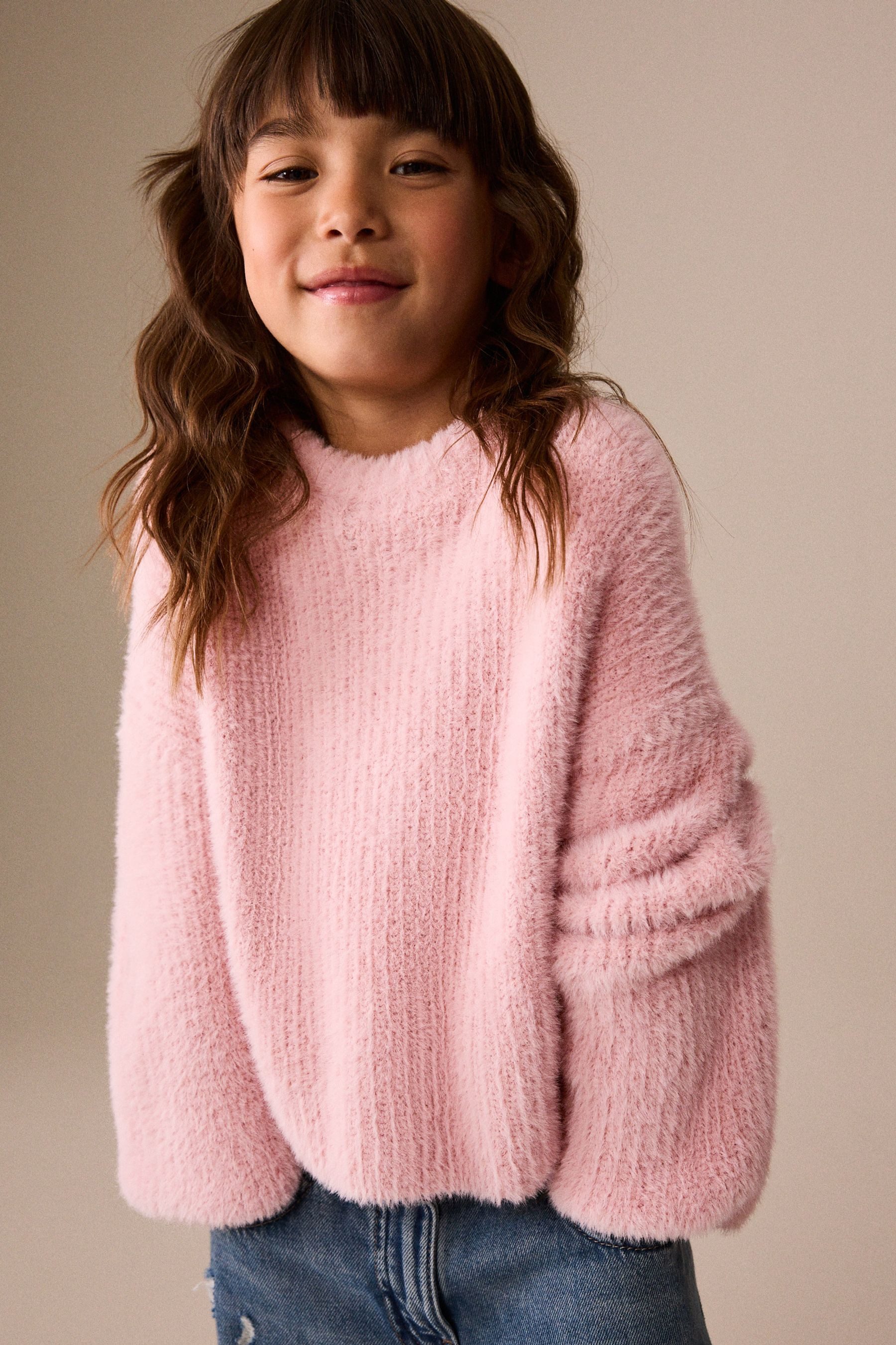 Next Strickpullover Flauschiger Pullover (1-tlg)