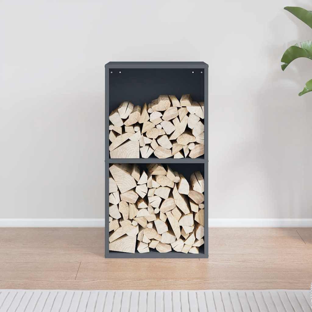 vidaXL Kaminholzregal Brennholzregal Anthrazit 40x30x75 cm günstig online kaufen