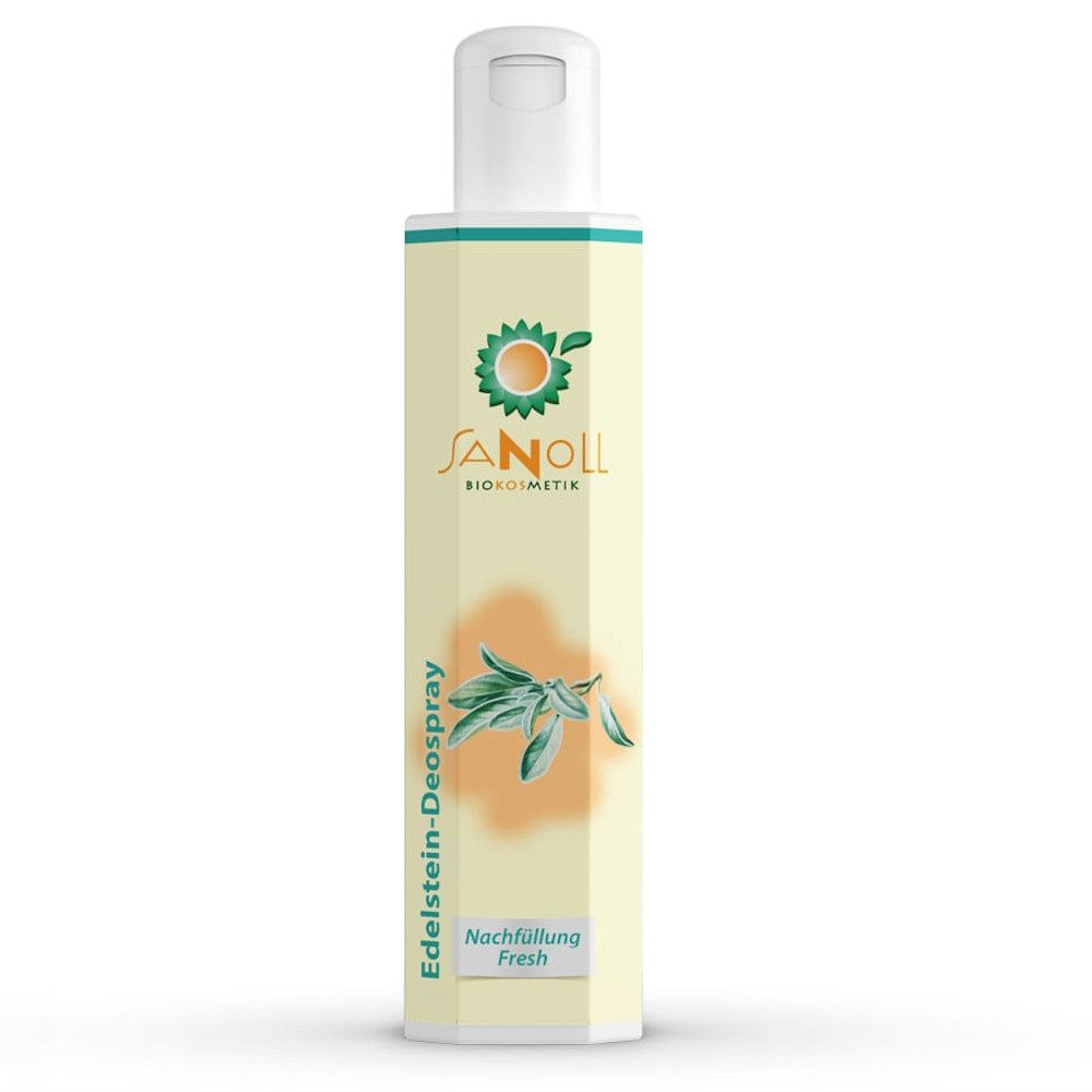 Sanoll Deo-Spray Edelstein-Deospray - Fresh Nachfüllung 200ml