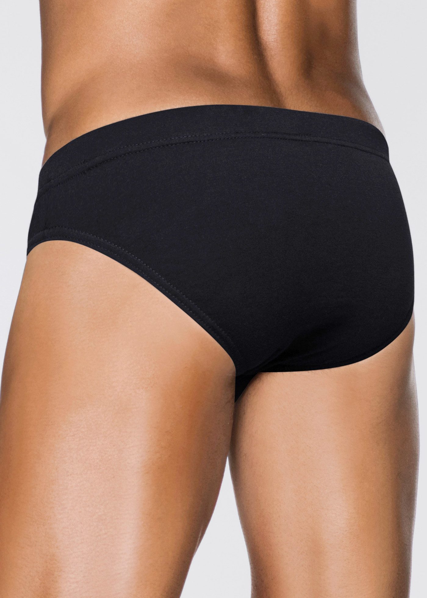 bonprix Maxislip (Packung, 5-St) klassisch geschnittene Passform, sportive Optik, aus Baumwolle