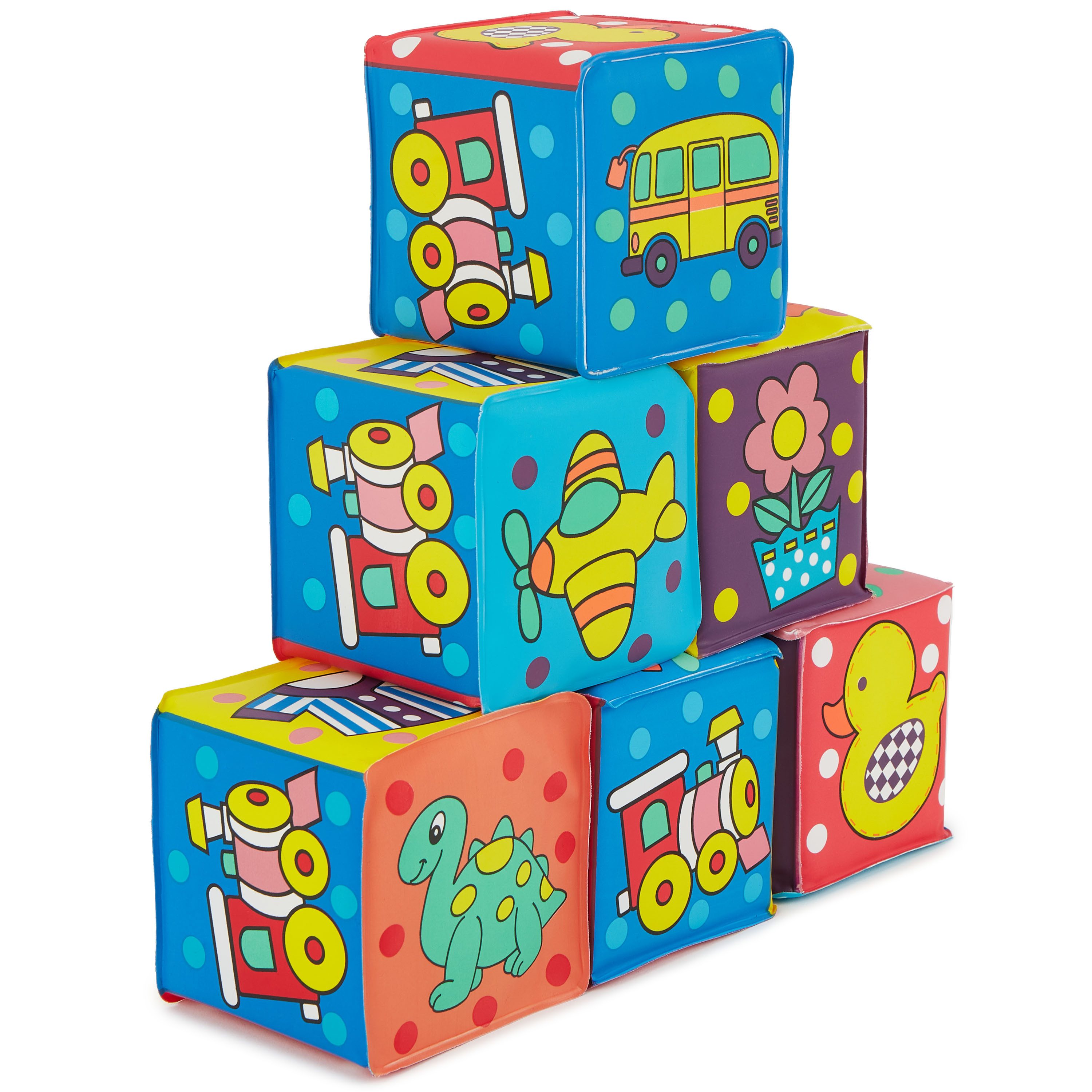 BIECO Stapelspielzeug Bieco Baby Würfel Set 6er Pack Baby Spielzeug