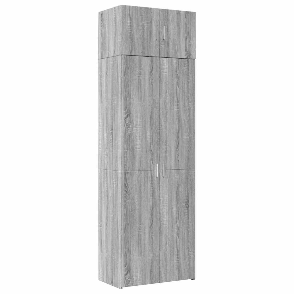 vidaXL Sideboard Hochschrank Grau Sonoma 70x42,5x225 günstig online kaufen