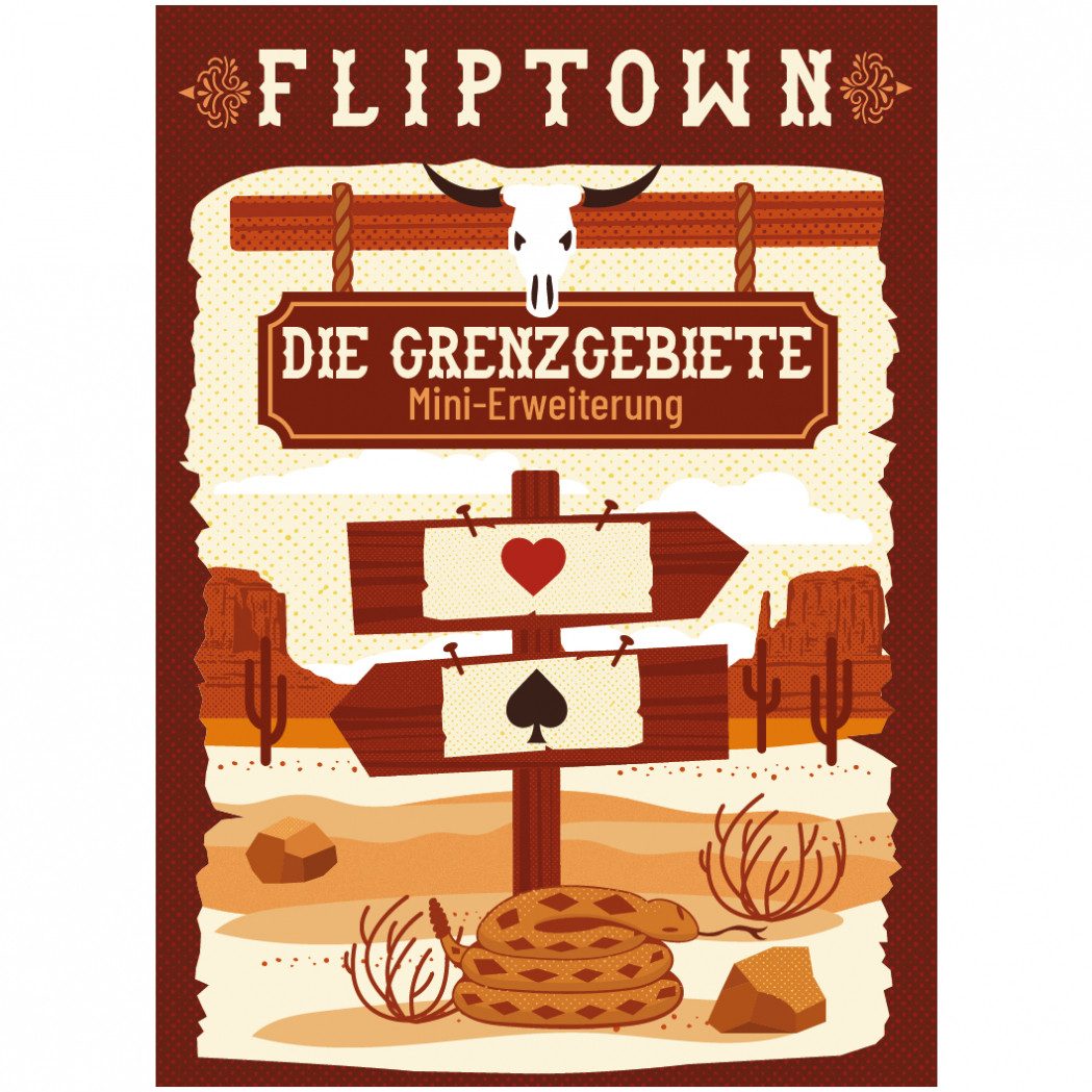 Strohmann Games Spiel, Fliptown - Die Grenzgebiete - Erweiterung - deutsch