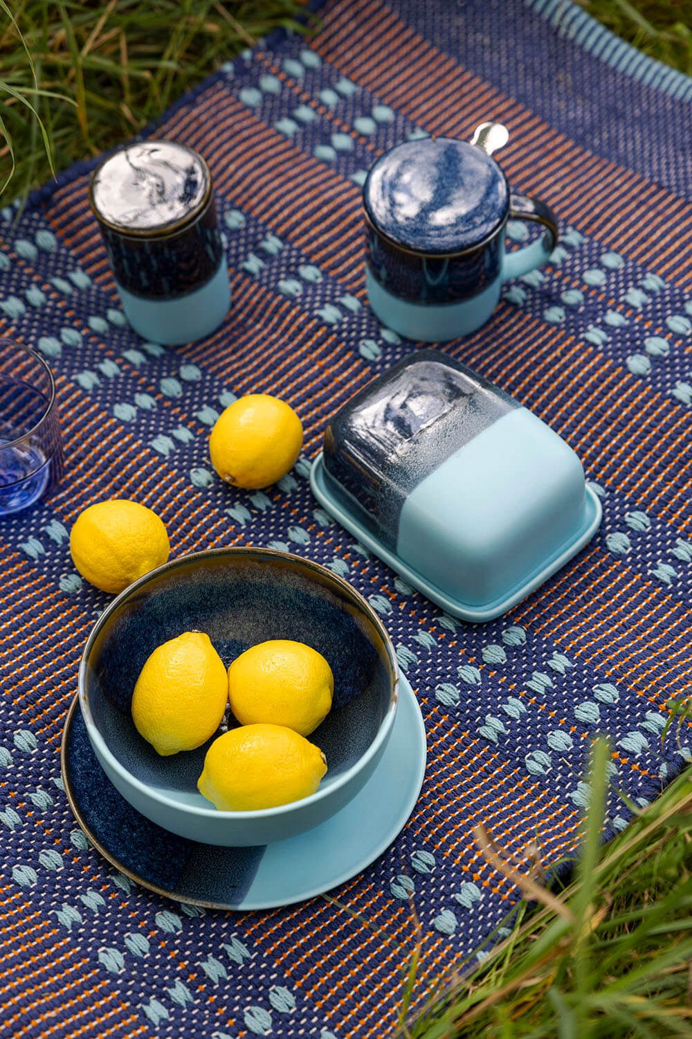 Tranquillo Butterdose Butterdose INDUSTRIAL blau