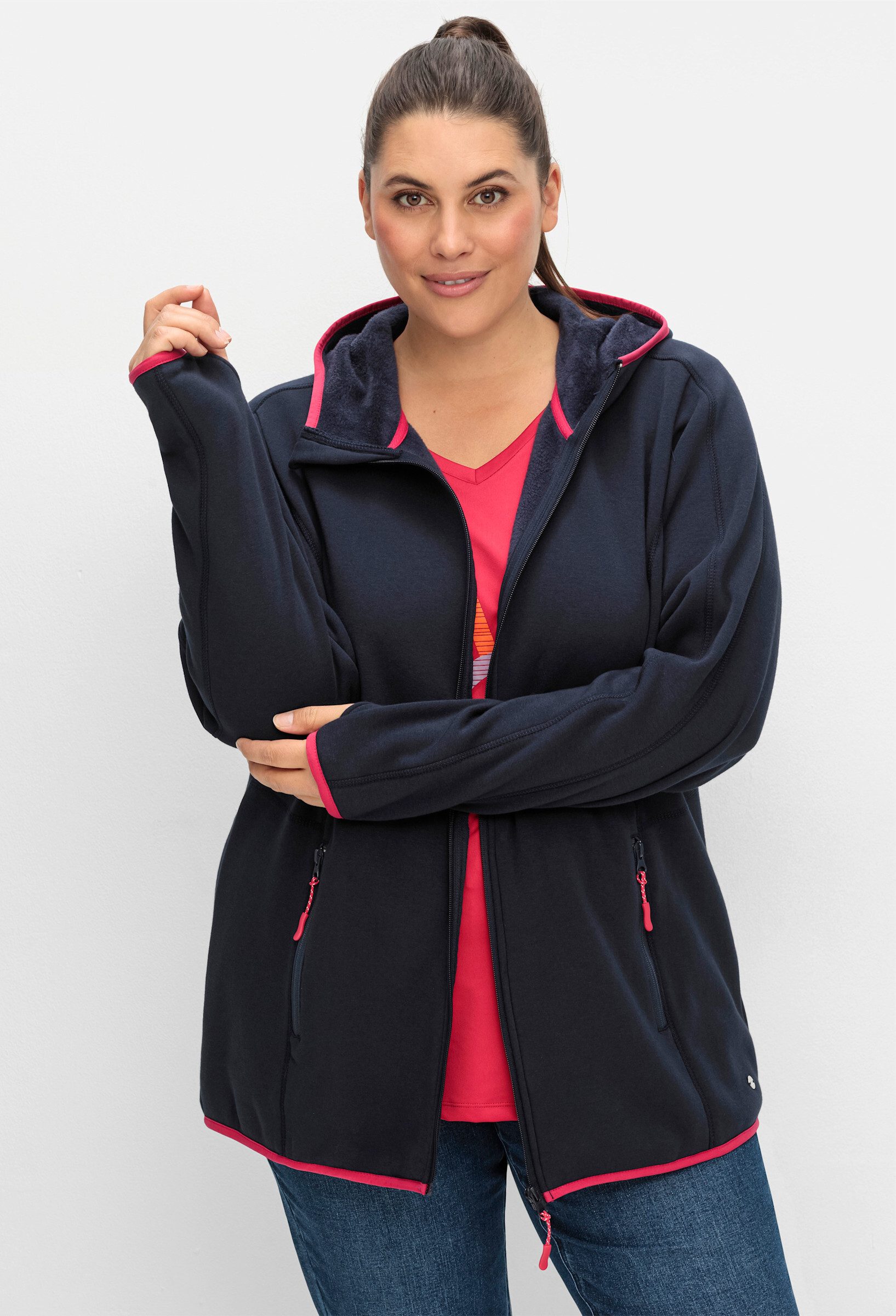Sheego Trainingsjacke Funktionsjacke günstig online kaufen