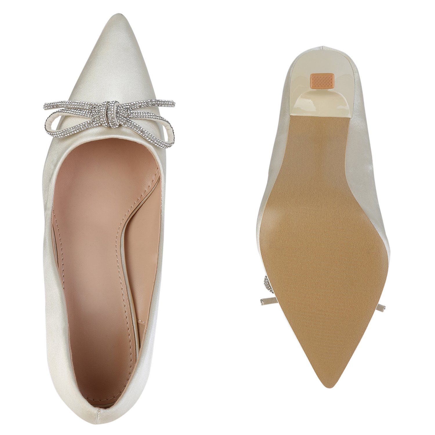 HILL VAN Bequeme Beige 839897 Schuhe Pumps