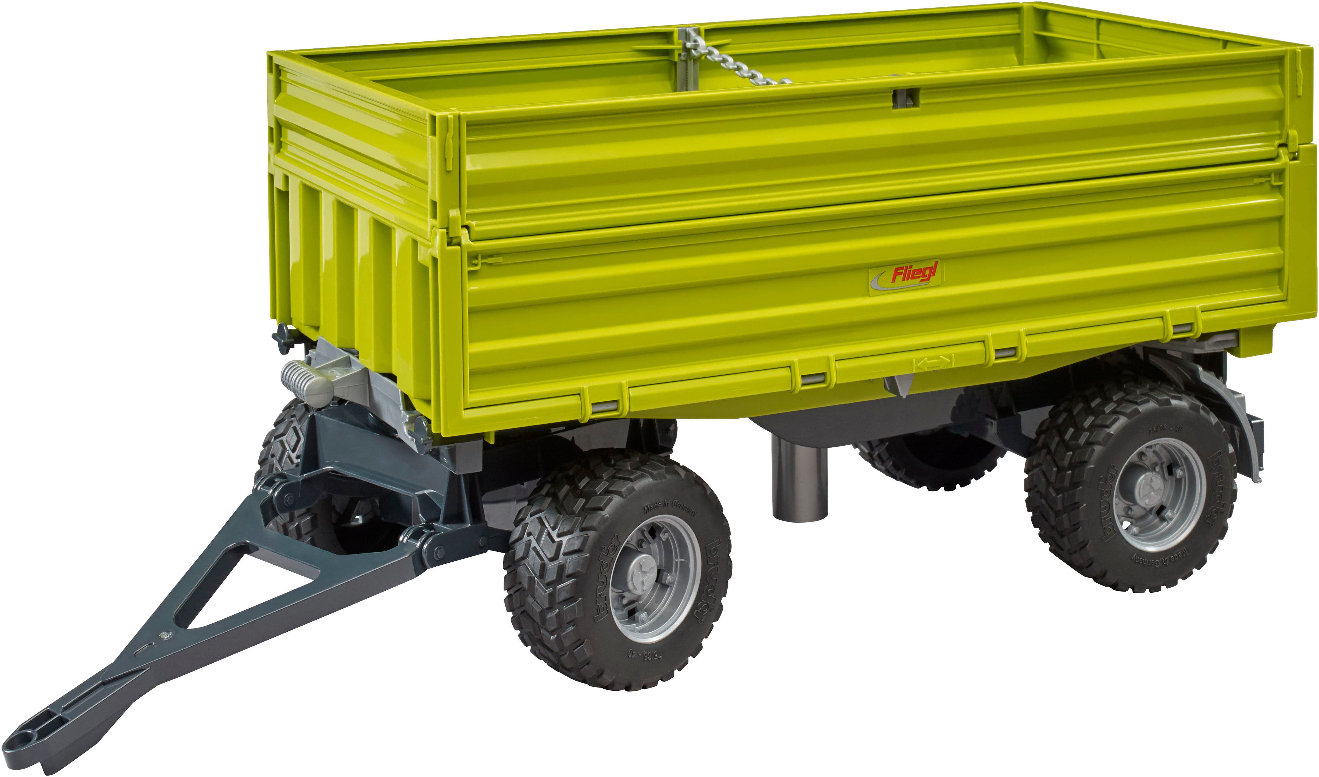 Bruder® Spielfahrzeug-Anhänger Drei-Seiten-Kipper Fliegl mit Aufsteckbordwa günstig online kaufen
