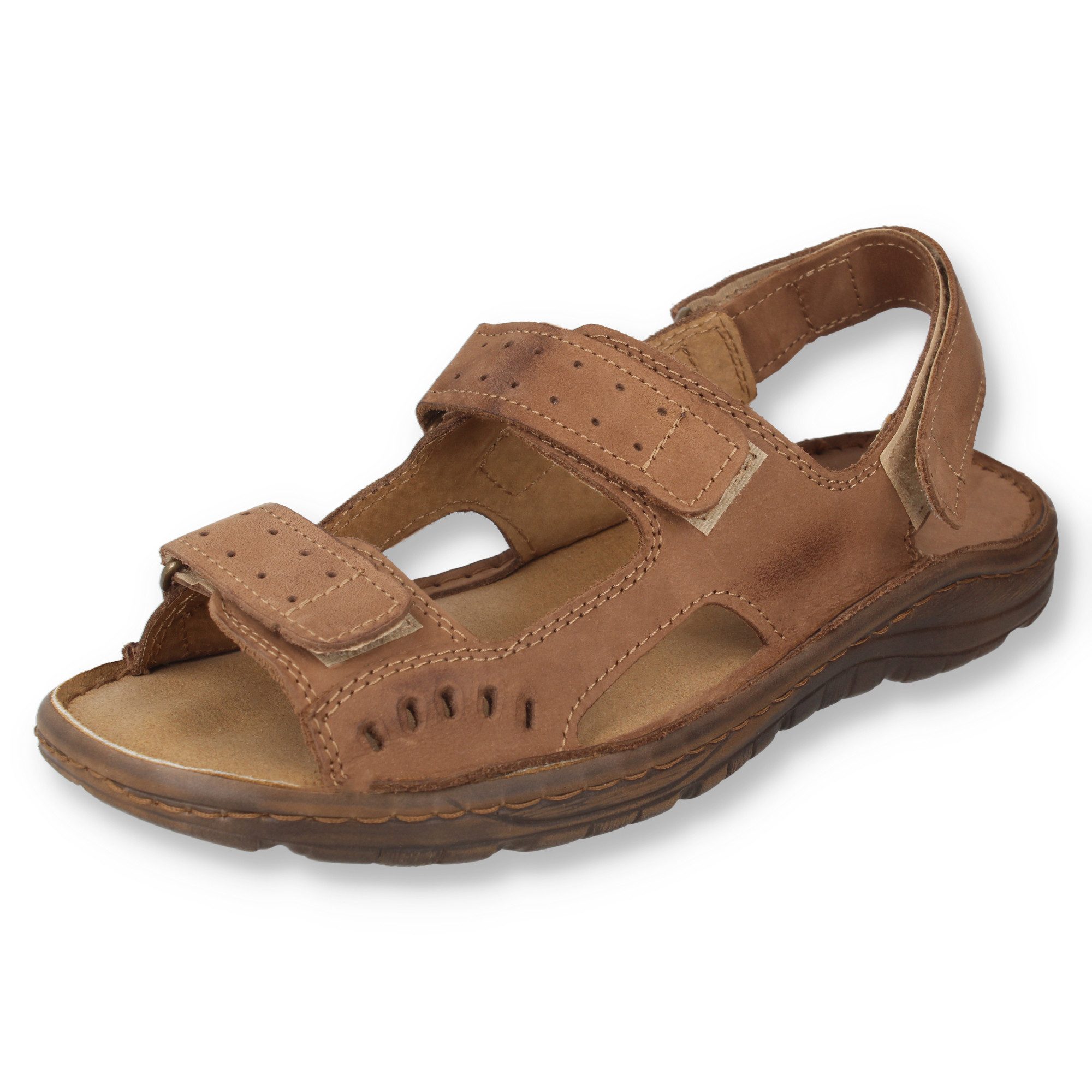 Cloque Alytus Klett-Sandalen aus Leder, Herren günstig online kaufen