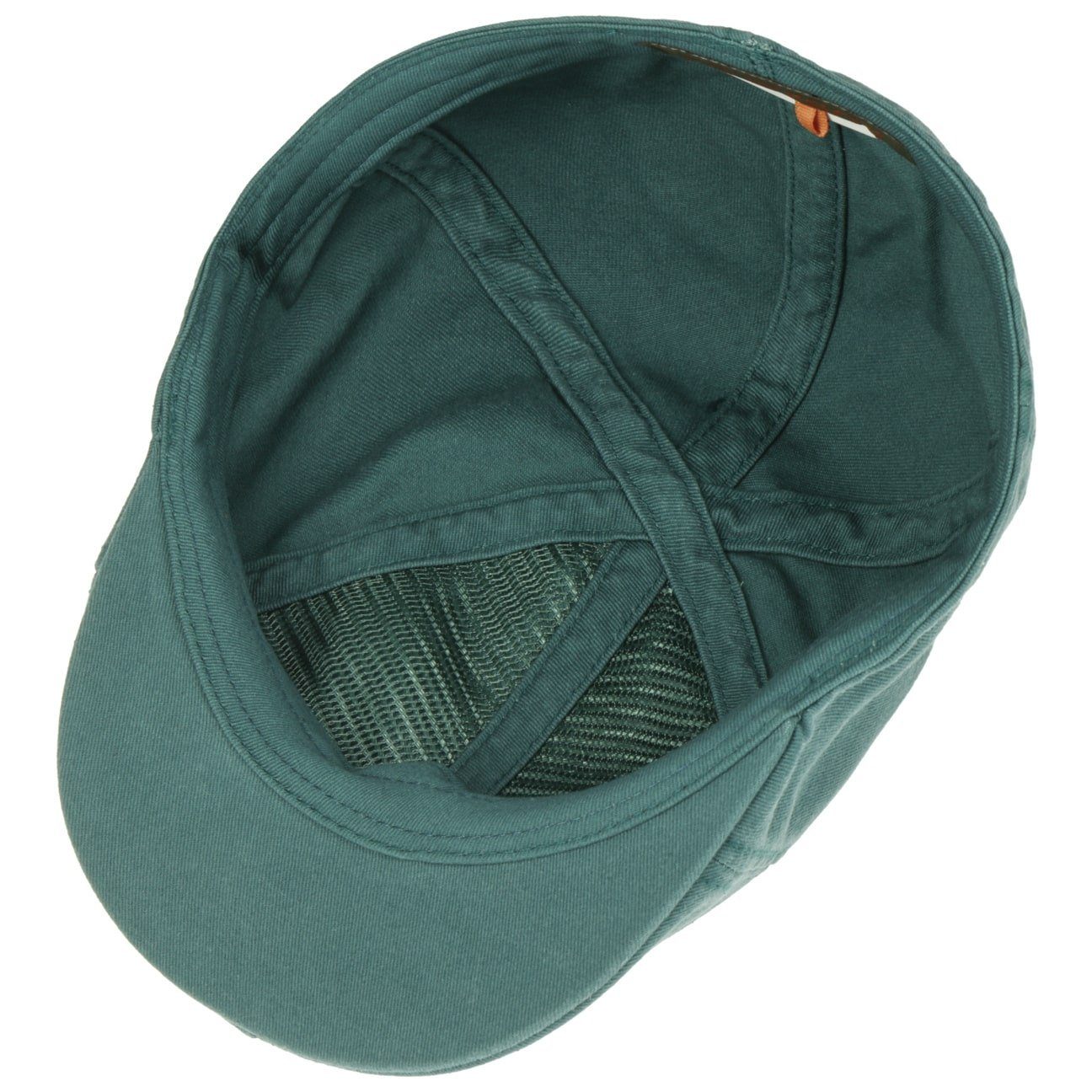 Stetson Flat Cap (1-St) mit Schirmmütze Schirm petrol