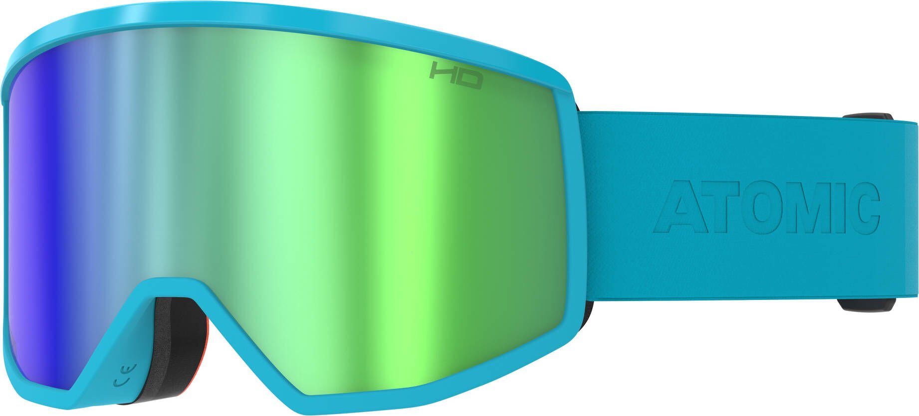 Herren HD TEAL Skibrille FOUR BLUE Atomic Skibrille