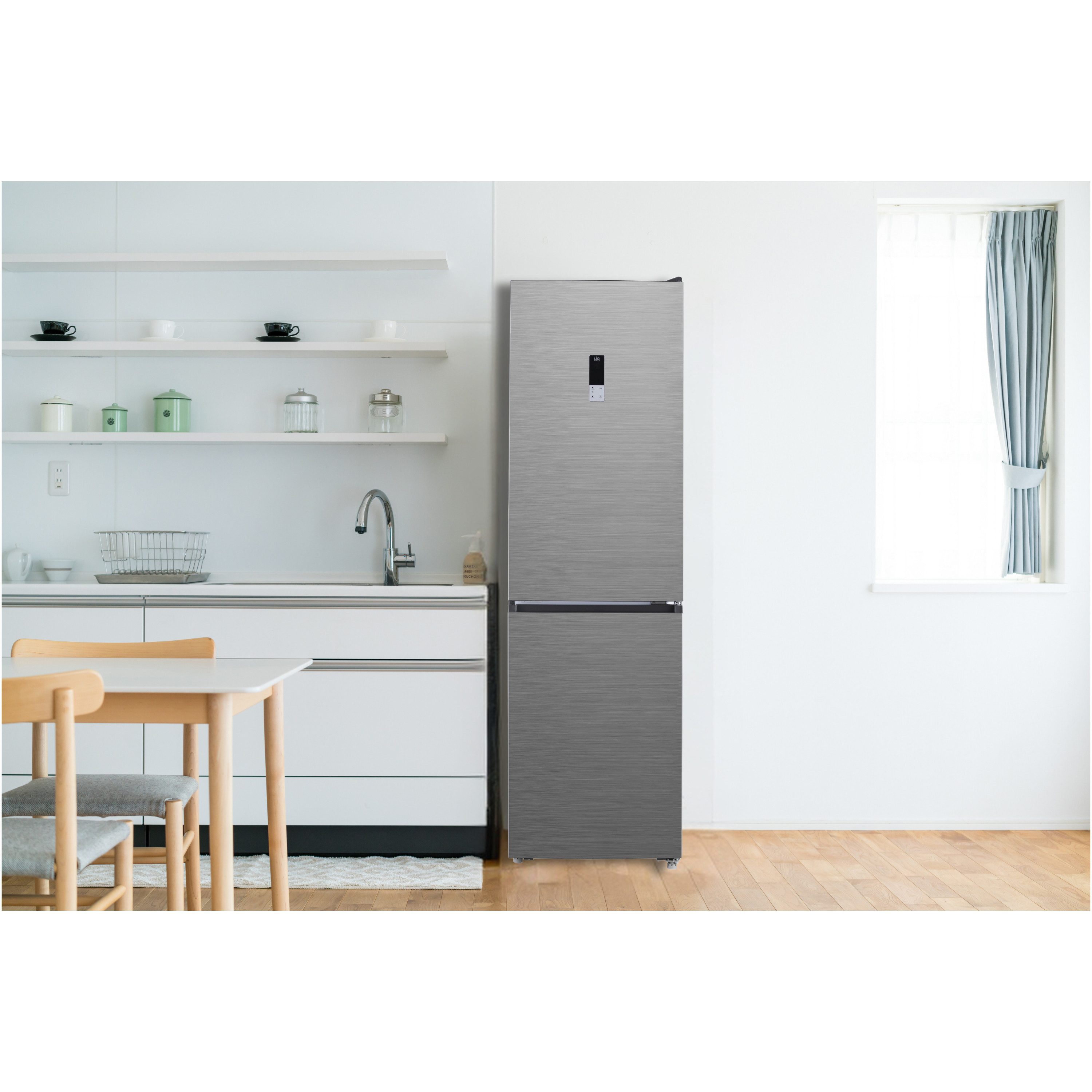 Wolkenstein Kühl-/Gefrierkombination WKG456ENFD, 201 cm hoch, 59.5 cm breit, No-Frost, Smart-Modus, Fast-Freeze, 456 L