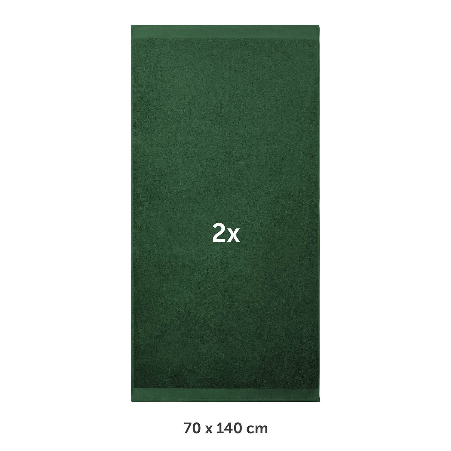 Blumtal Badetücher Premium Frottier Handtücher Set 2 teilig 100% Baumwolle, günstig online kaufen