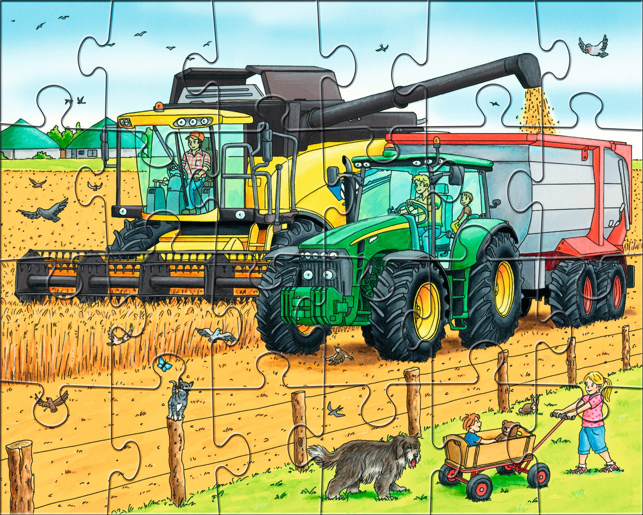 Haba Puzzle Traktor und Co., 72 günstig online kaufen