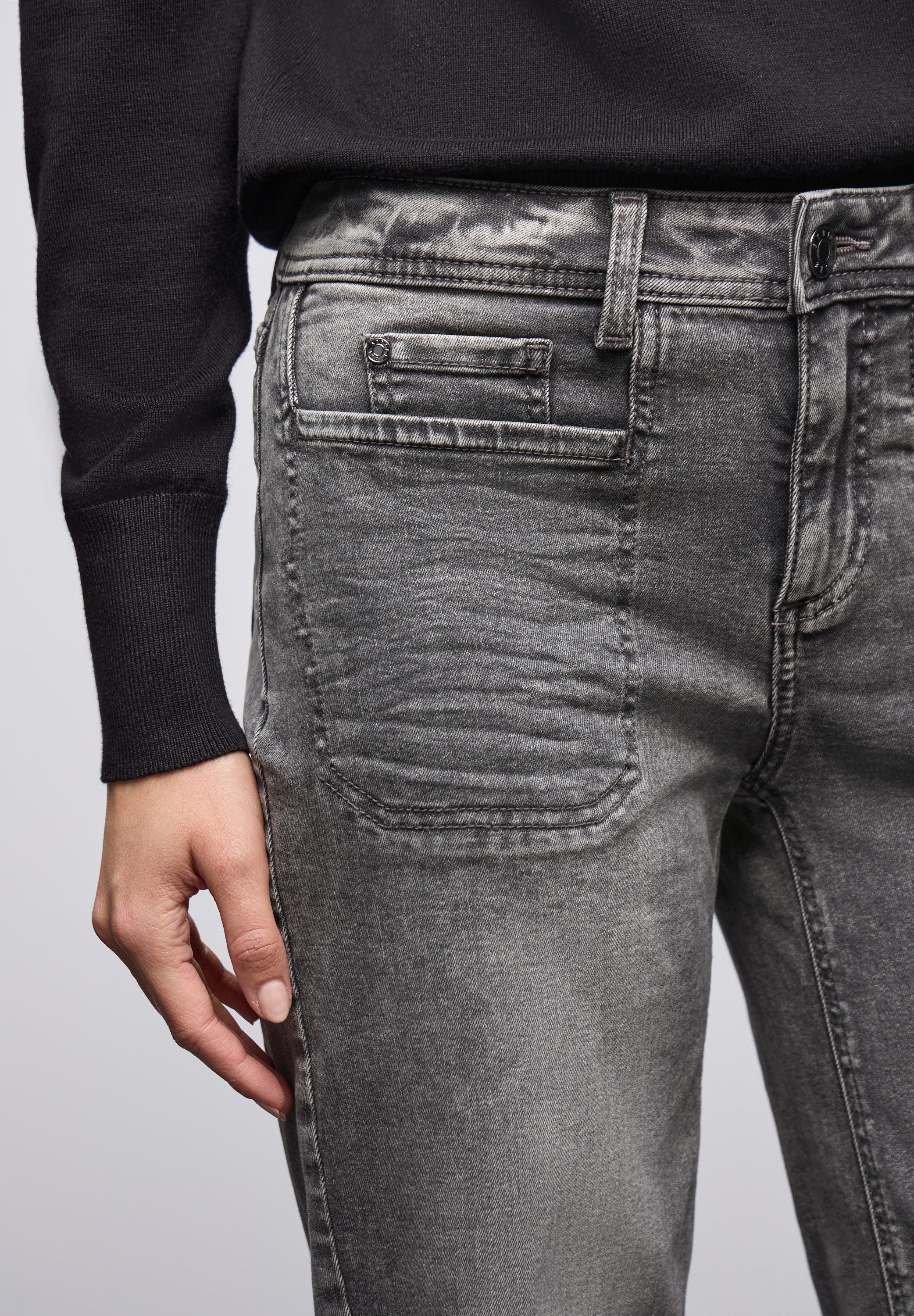 STREET ONE Weite Jeans im Five-Pocket Style