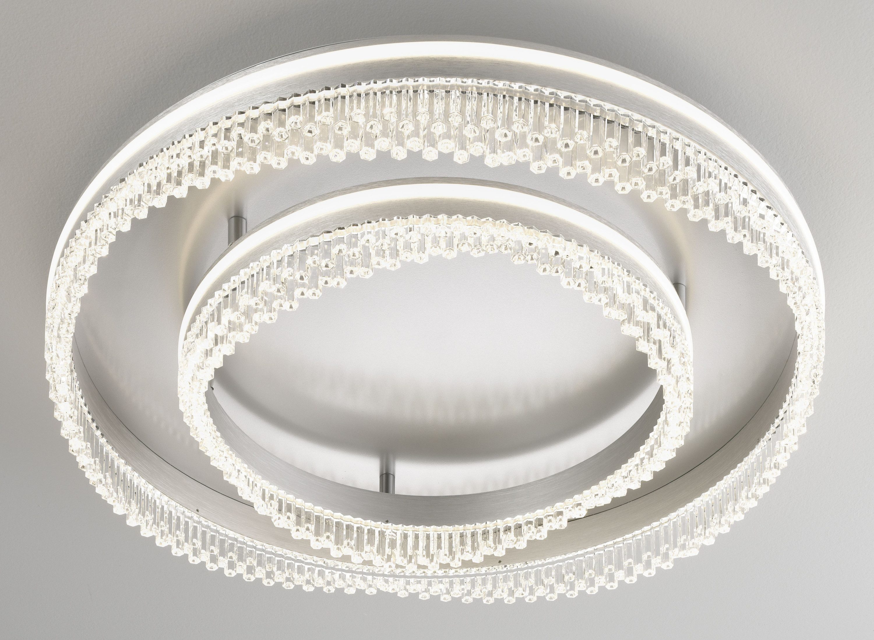 casa NOVA Deckenleuchte casa NOVA Deckenleuchte AUDREY H 13 cm grau Deckenlampe