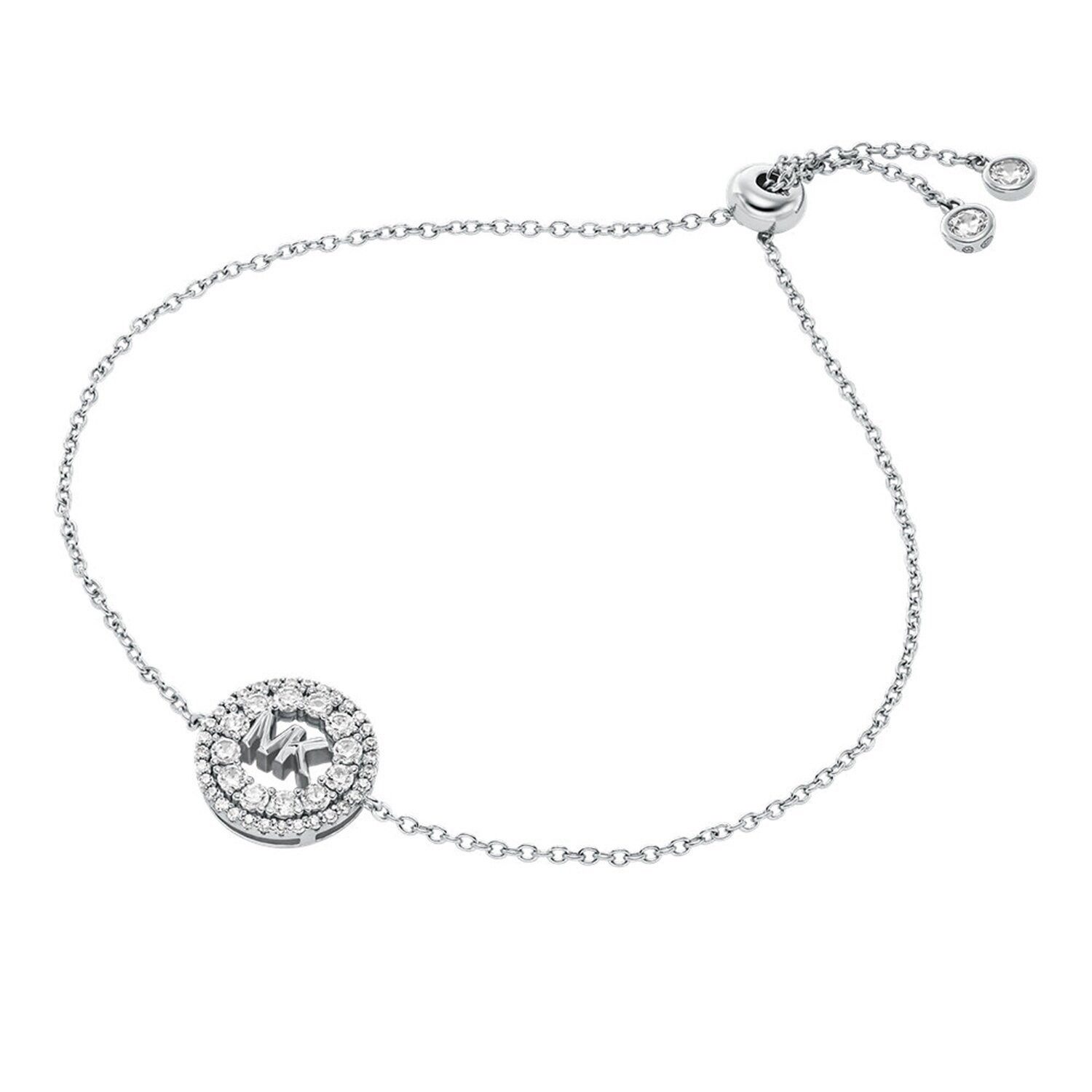 MICHAEL KORS Silberarmband Modisches Silberarmband mit kubischem Zirkonia-Kreuz