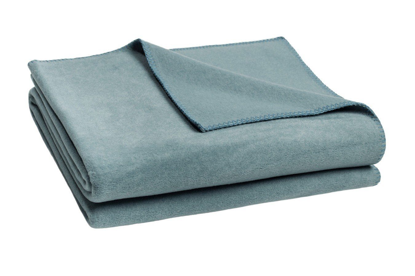 [Produkte zu supergünstigen Preisen] Wohndecke Soft-Fleece Decke living daslagerhaus 200 x cm denim, 160