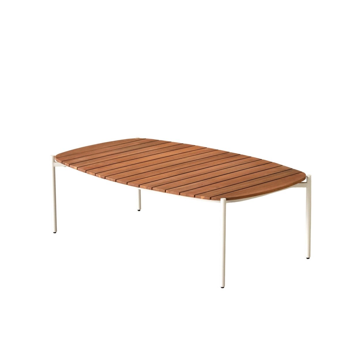 Tikamoon Gartenlounge-Set Garten-Couchtisch aus massivem Akazienholz und Metall Luca, (1-tlg)
