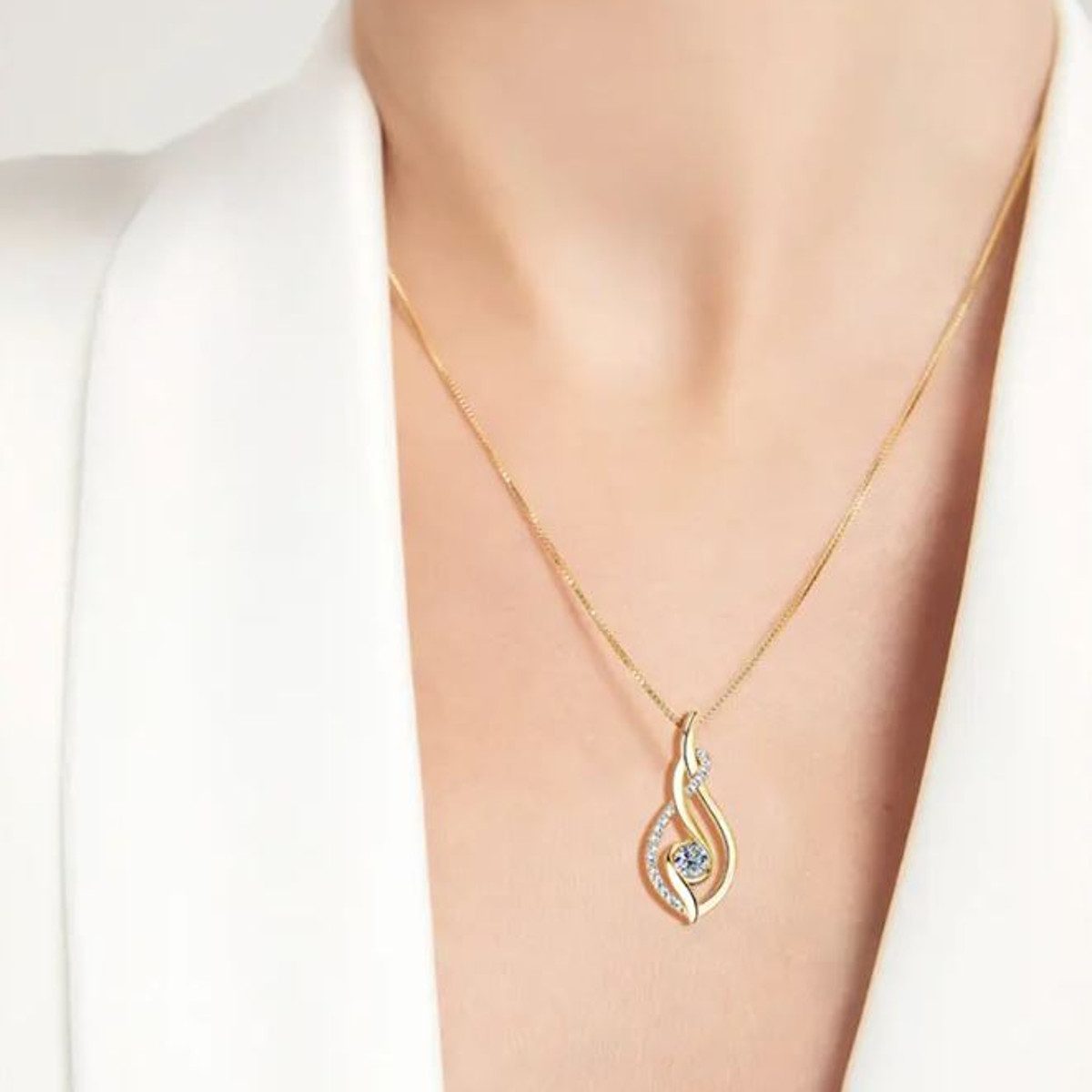 KARMA Kette mit Anhänger Karma Damenkette Halskette 925 Sterling Silber mit günstig online kaufen