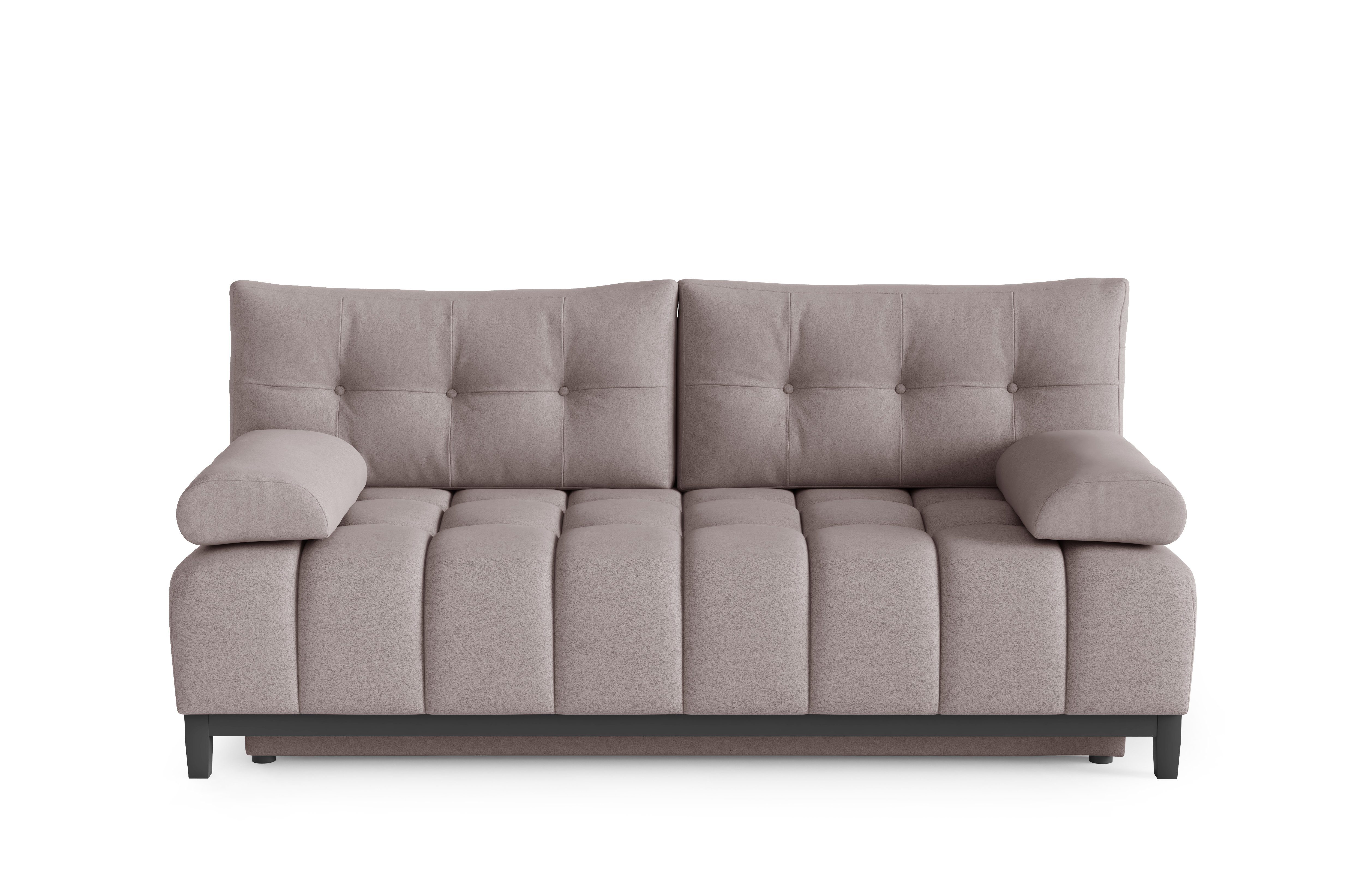 Wohnlandschaft MOEBLO cm, Bettkasten BRODY, mit Wohnzimmer für Sofagarnitur Bettfunktion Sofa Polstersofa Schlaffunktion 197x93x100 Couch - und mit Schlafsofa (BxHxT):