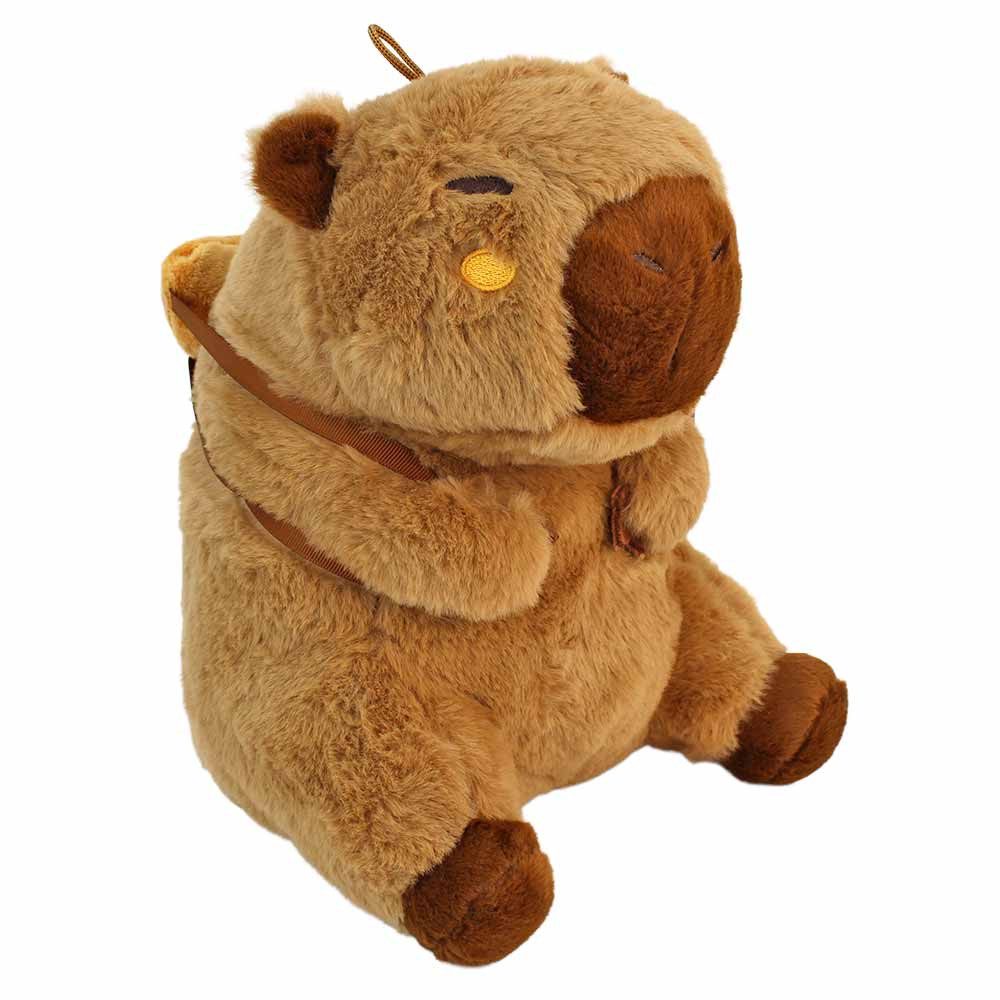 Landahl & Baumann Kuscheltier Capybara Plüschtier mit Rucksack - ca. 25 cm (1-St)