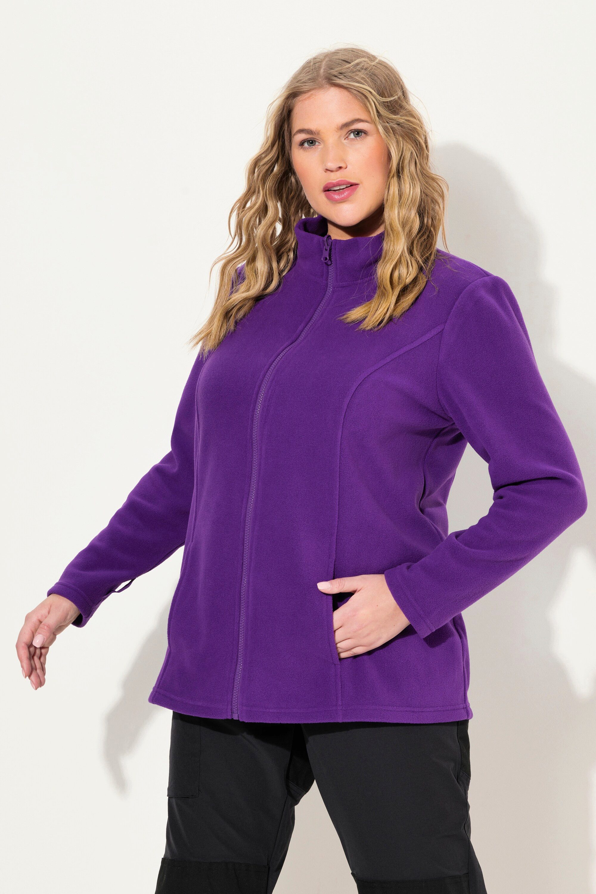 Ulla Popken Sweatjacke Fleecejacke Baukastensystem Innenjacke günstig online kaufen