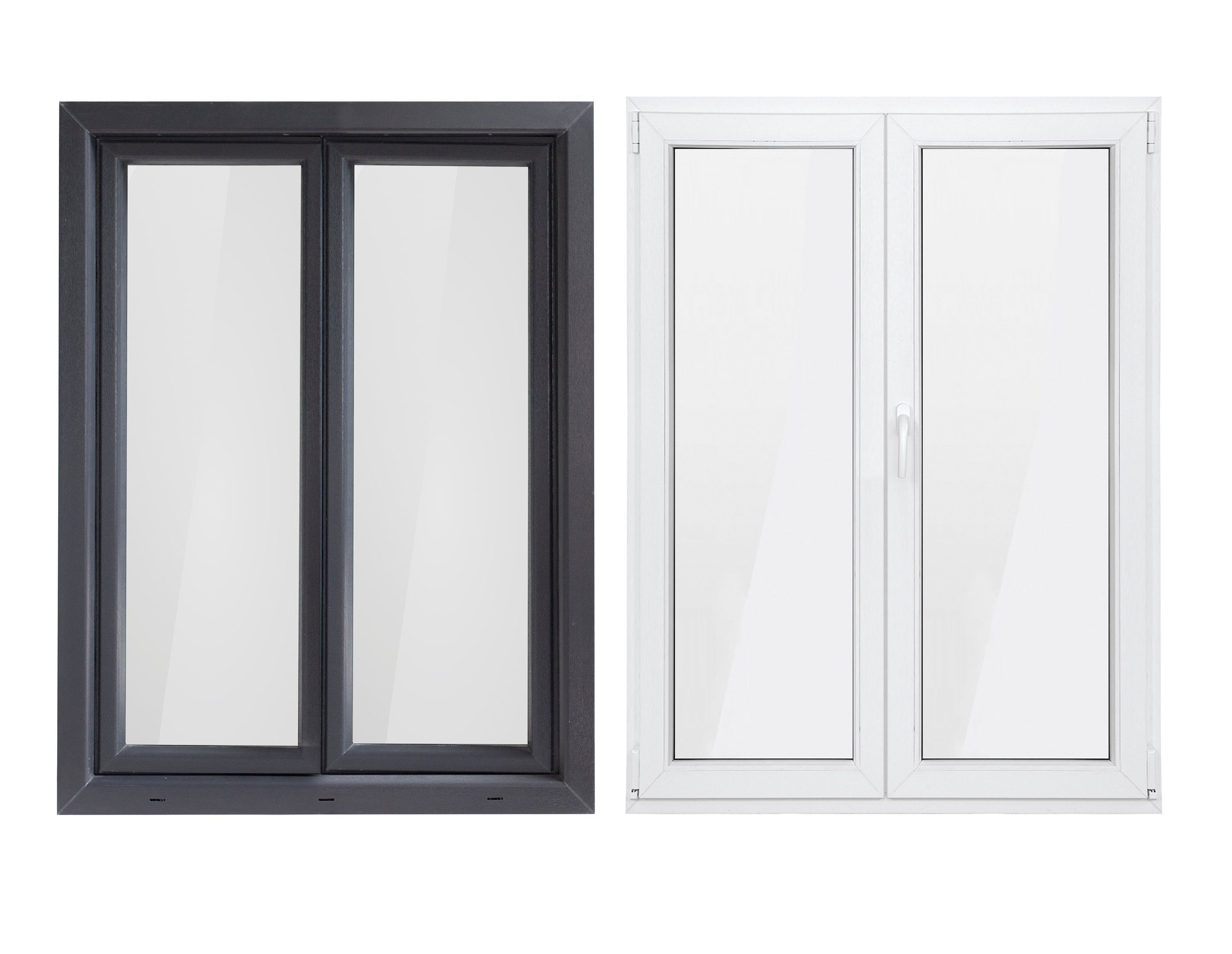 SN DECO GROUP Kunststofffenster Fenster, 2 günstig online kaufen
