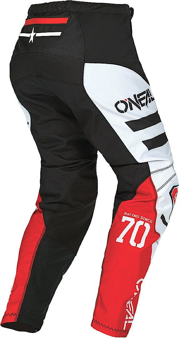 V.22 Motorradhose Hose Element O’NEAL Squadron Motocross White/Black/Red