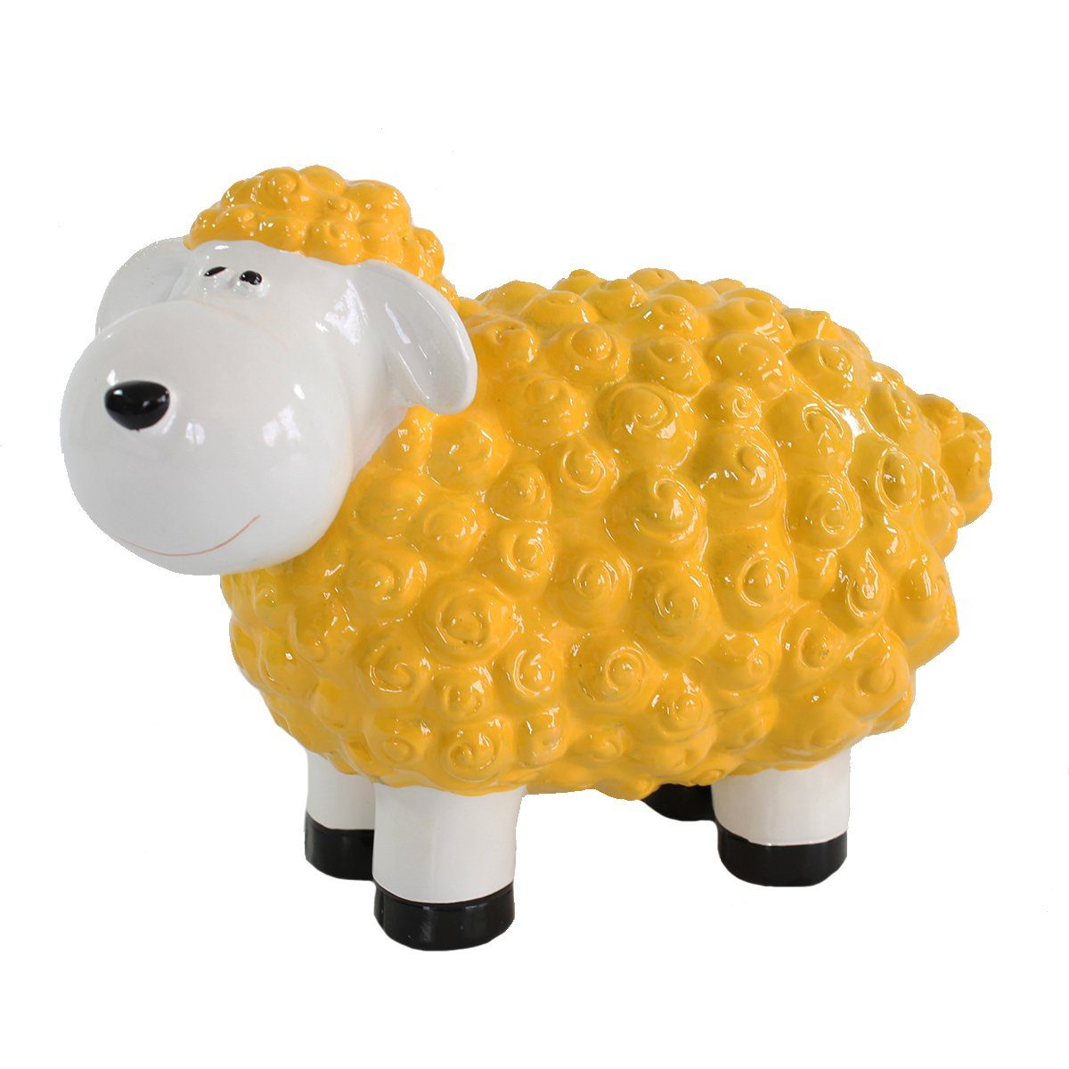 colourliving Dekofigur Buntes Deko Schaf gelb günstig online kaufen