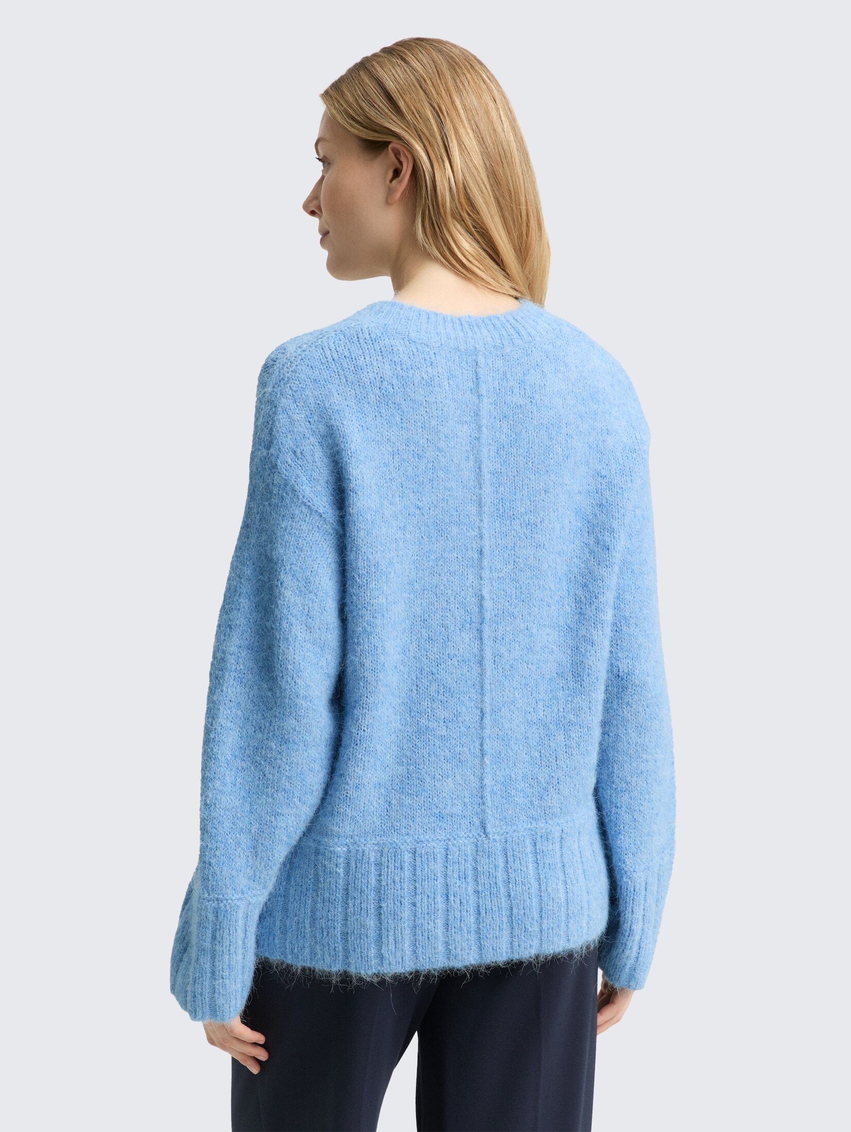 TOM TAILOR Strickpullover Pullover & Strickjacken Oversize Strickpullover mit Wollanteil