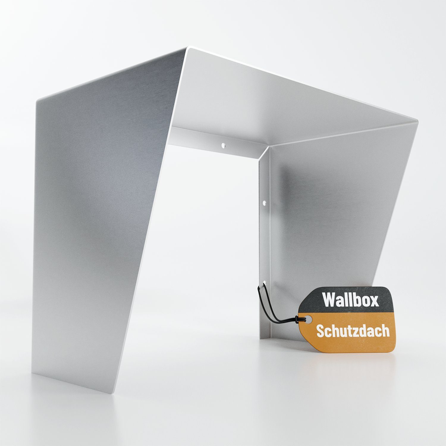 BAK Wallbox Wetterschutz, Wallbox Standfuß für Elektroauto-Ladestation aus  Aluminiumverbundwerkstoff