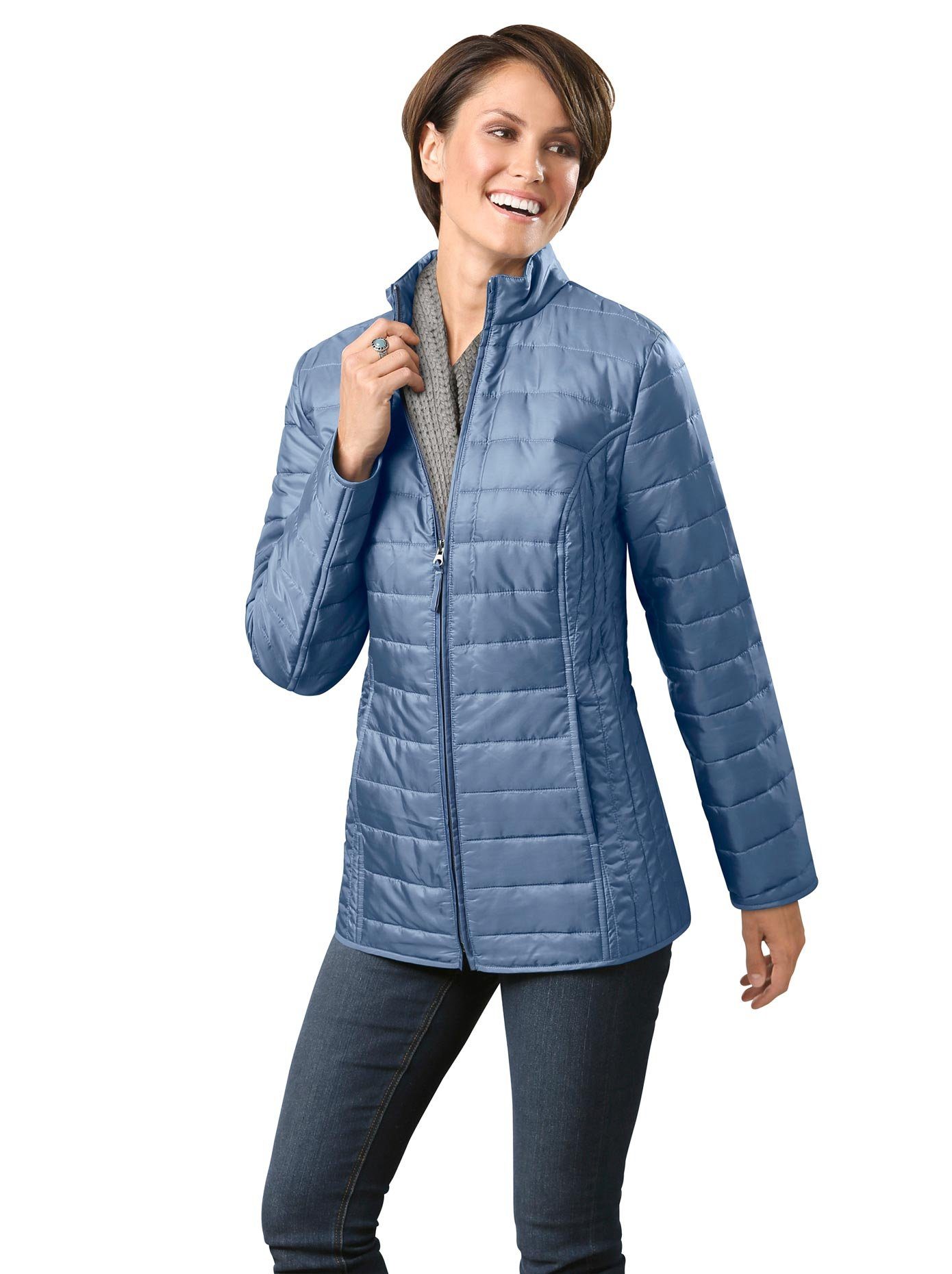 StehkragenLangarm Classic Steppjacke KaufenOtto Mit Online Basics jLAR45